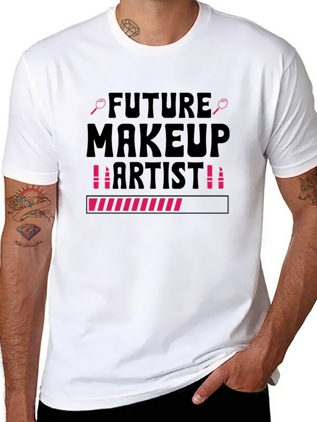 Future Makeup Artist T-Shirt Beauty Loading Tee