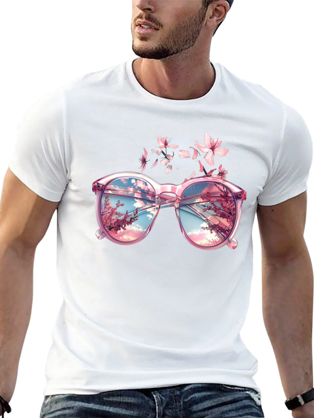 Floral Dream Sunglasses Graphic Tee