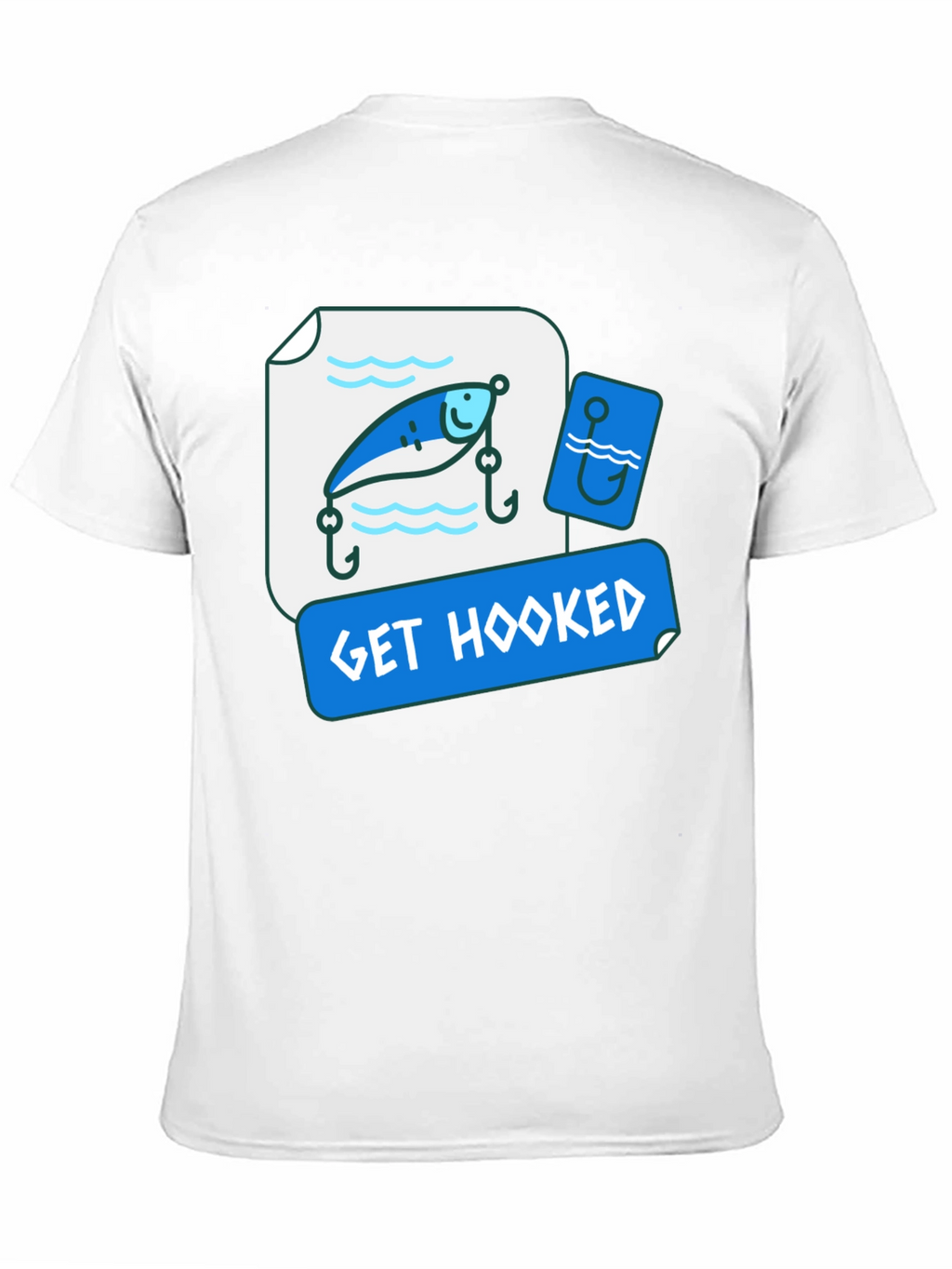 Get Hooked Fishing Lure Graphic Tee