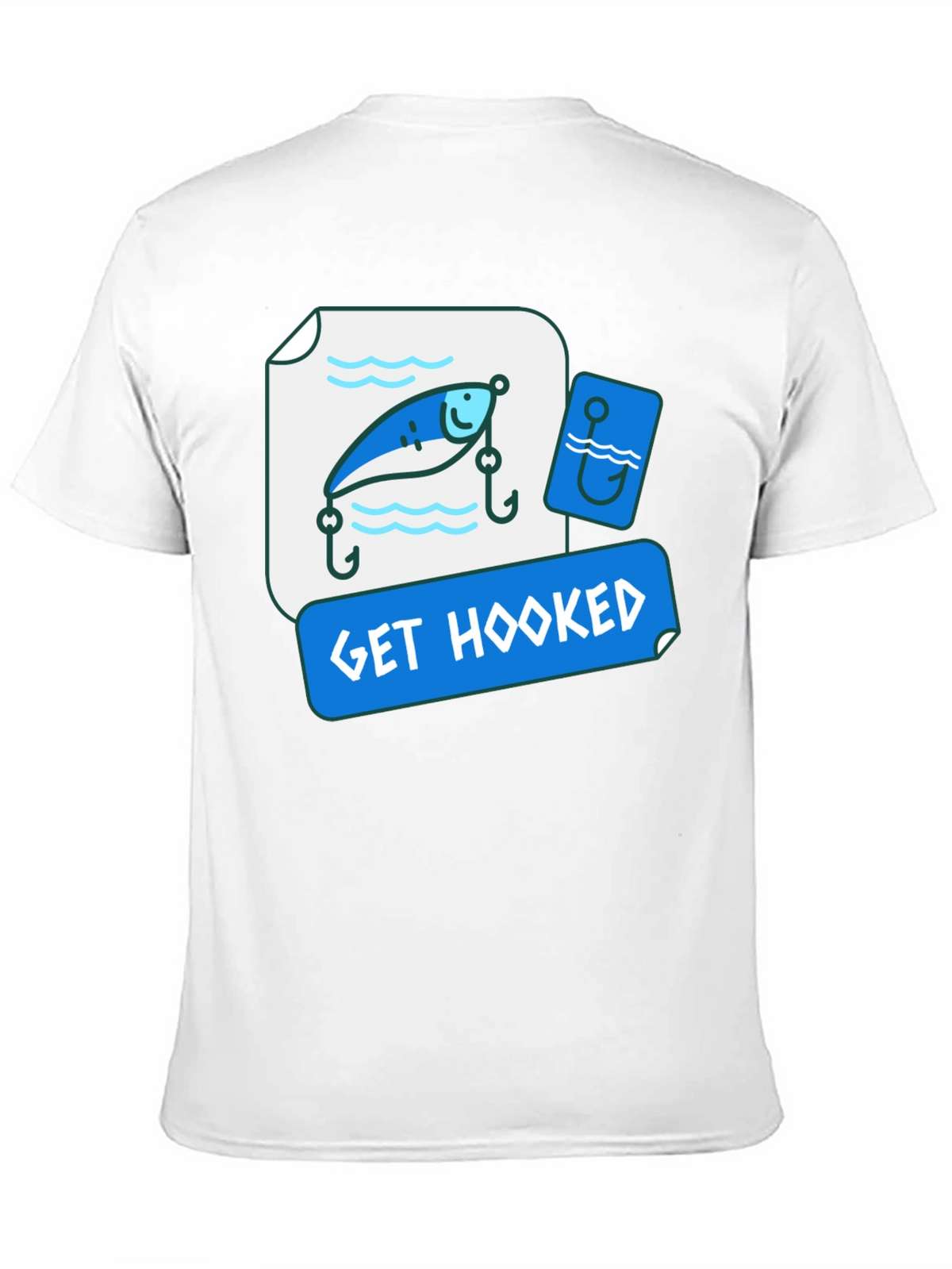 Get Hooked Fishing Lure Graphic Tee