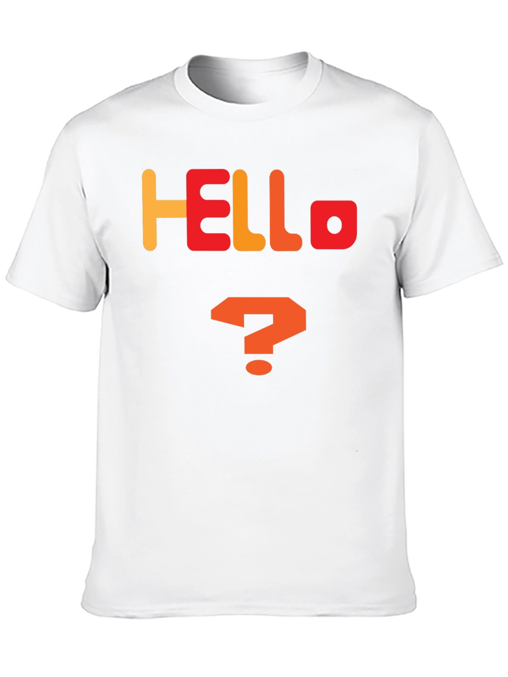 Hello Question Mark Graphic Tee