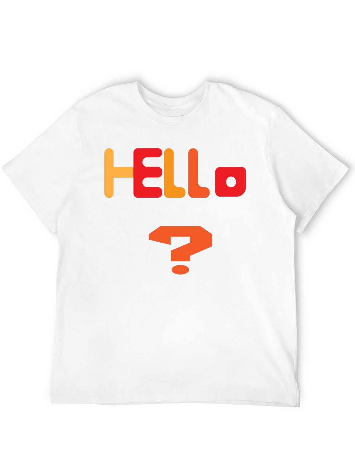 Hello Question Mark Graphic Tee