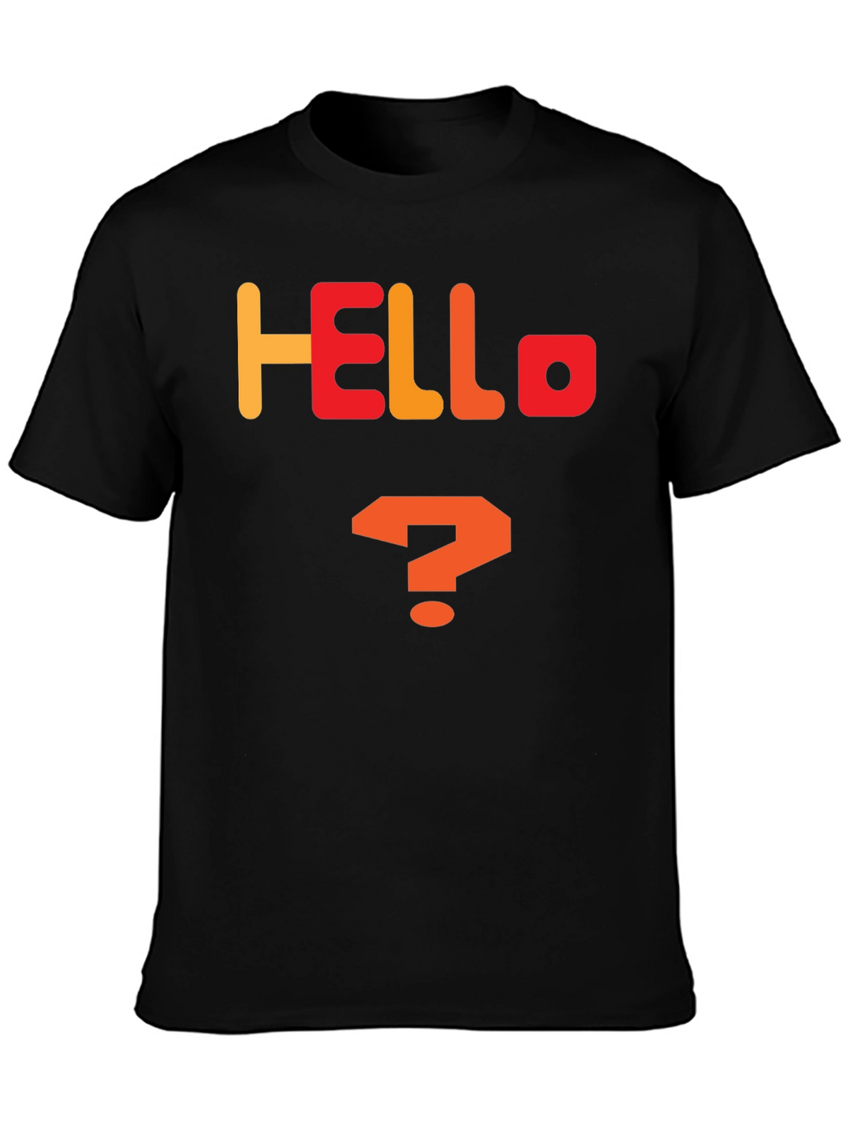 Hello Question Mark Graphic Tee