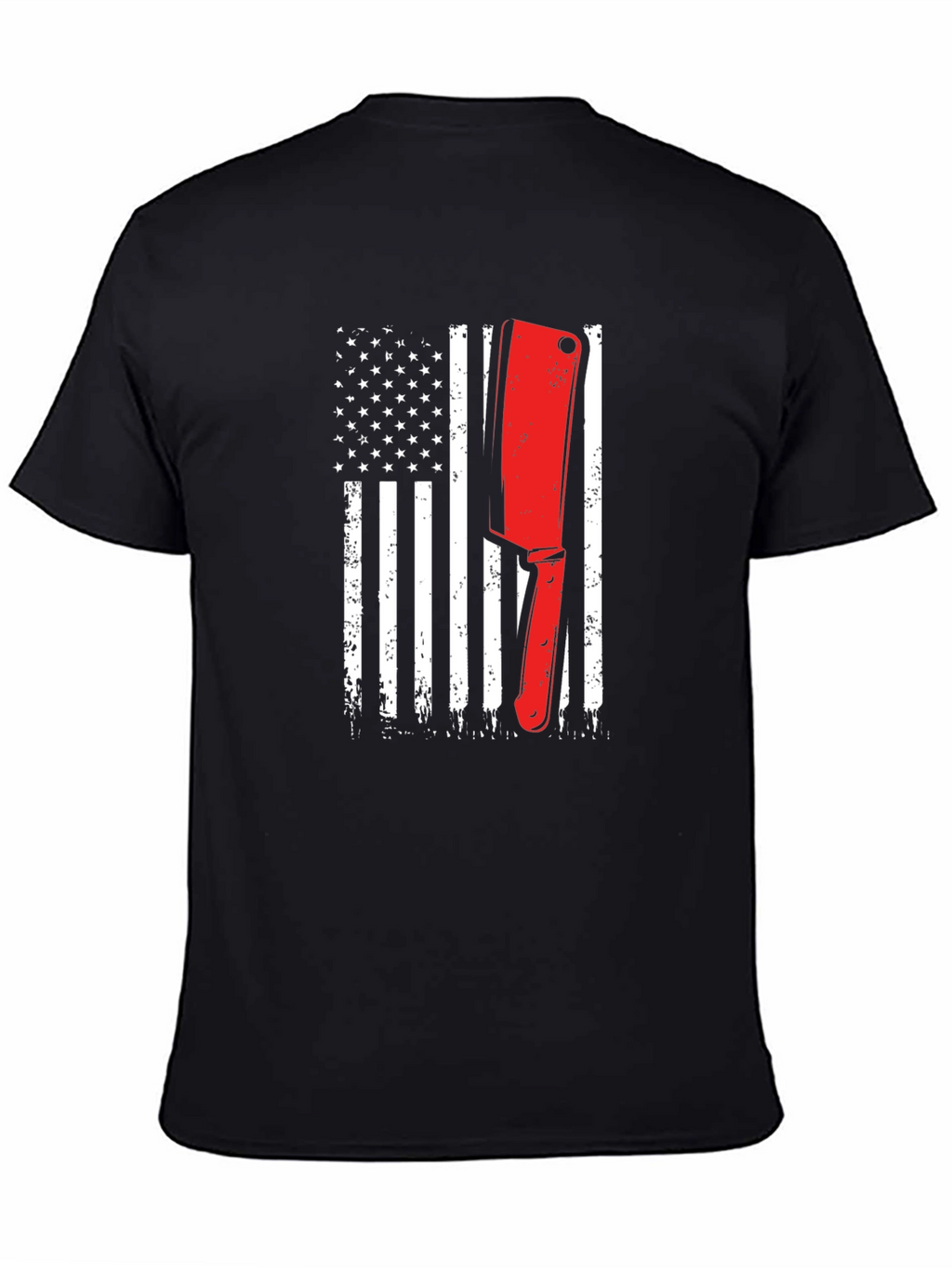 Butcher American Flag T-Shirt | Patriotic Meat Lover Tee