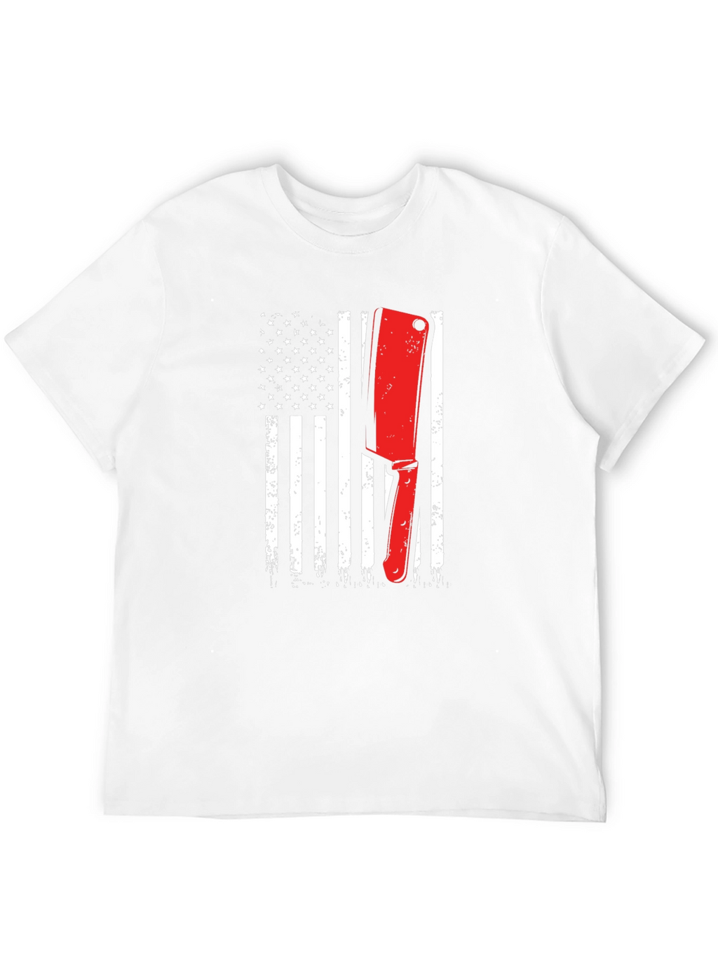 Butcher American Flag T-Shirt | Patriotic Meat Lover Tee