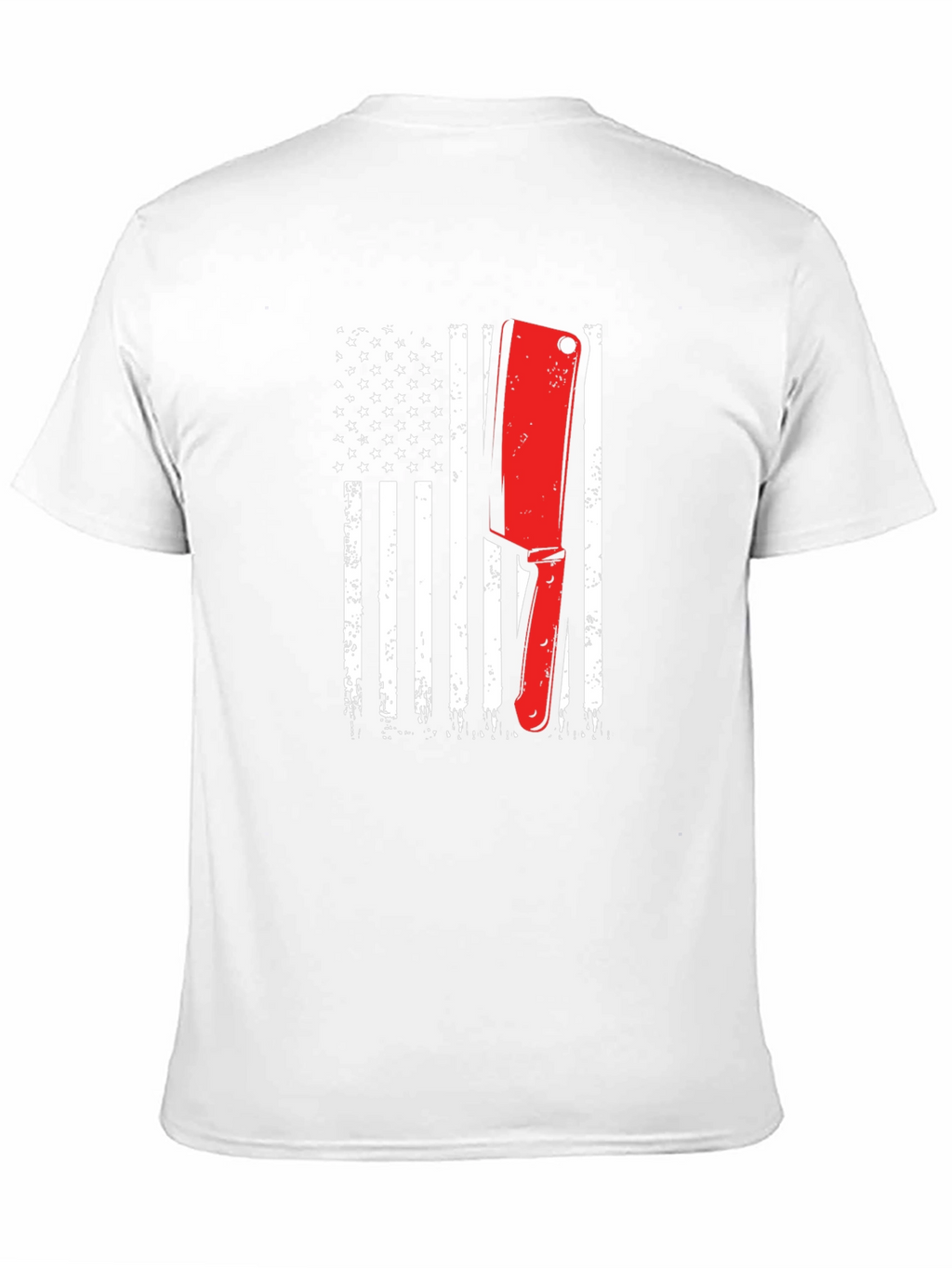 Butcher American Flag T-Shirt | Patriotic Meat Lover Tee