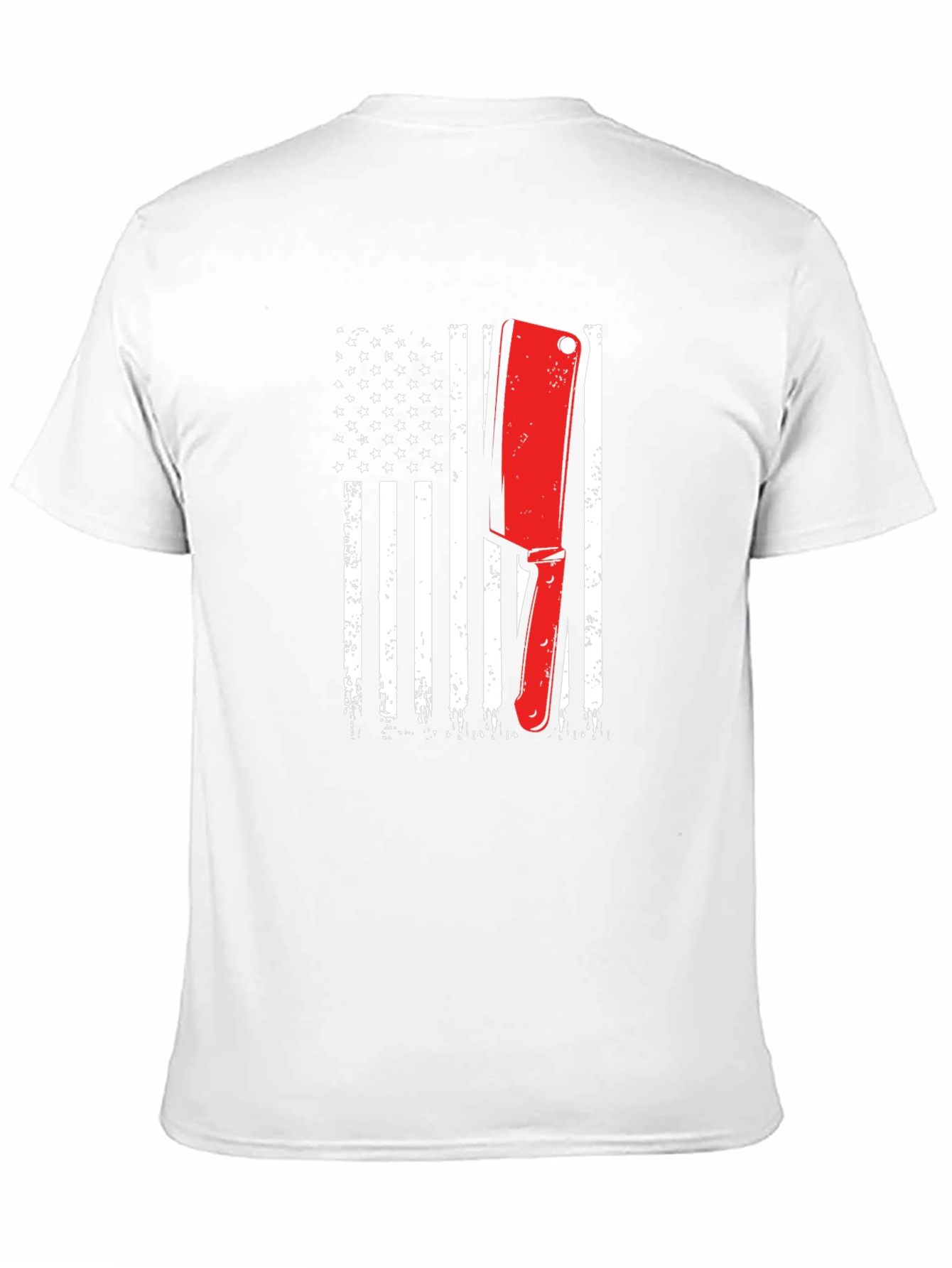 Butcher American Flag T-Shirt | Patriotic Meat Lover Tee