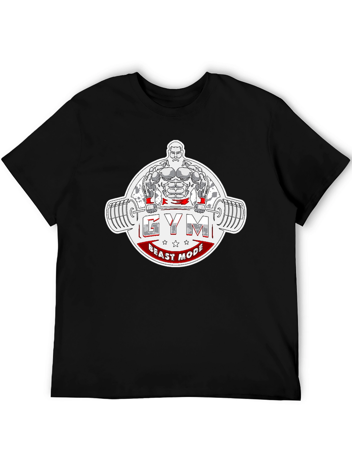 Gym Beast Mode T-Shirt - Black