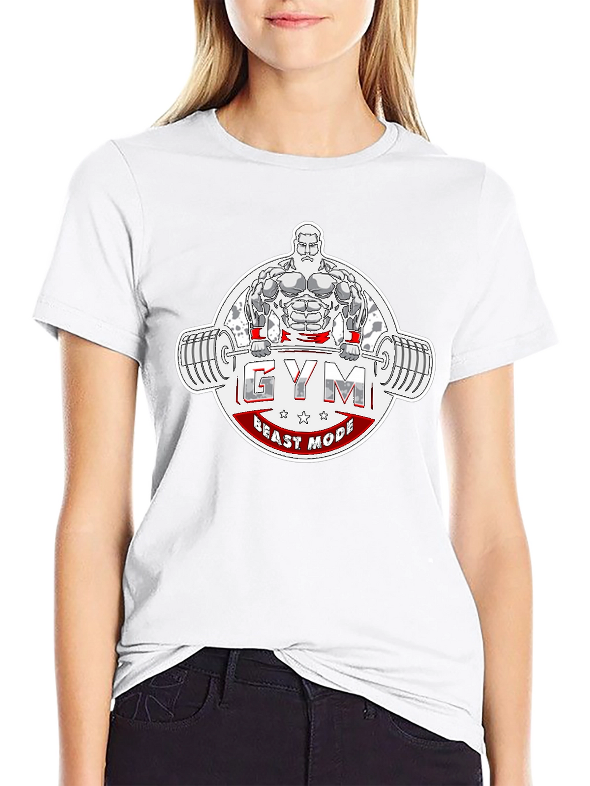 Gym Beast Mode T-Shirt - Black
