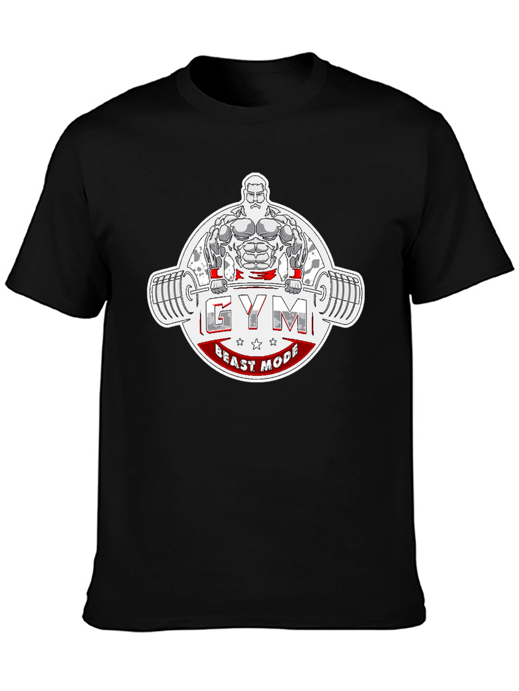 Gym Beast Mode T-Shirt - Black