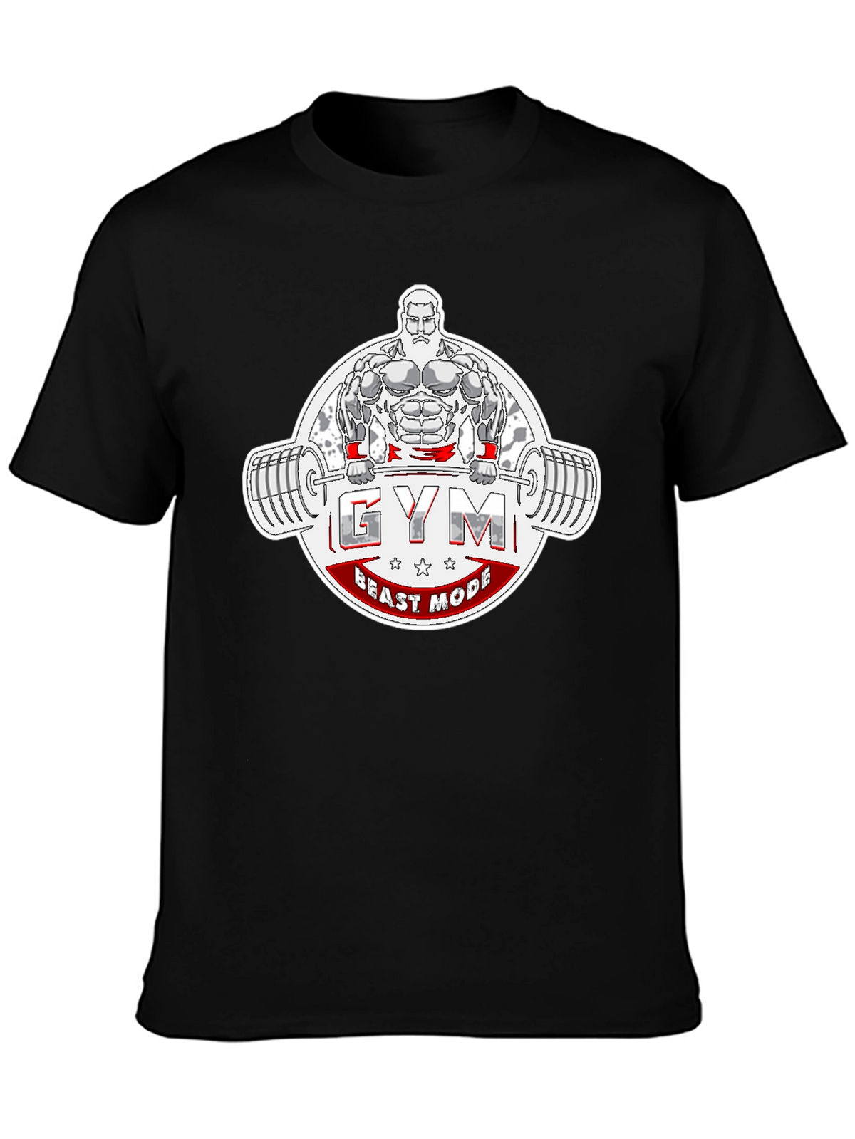 Gym Beast Mode T-Shirt - Black