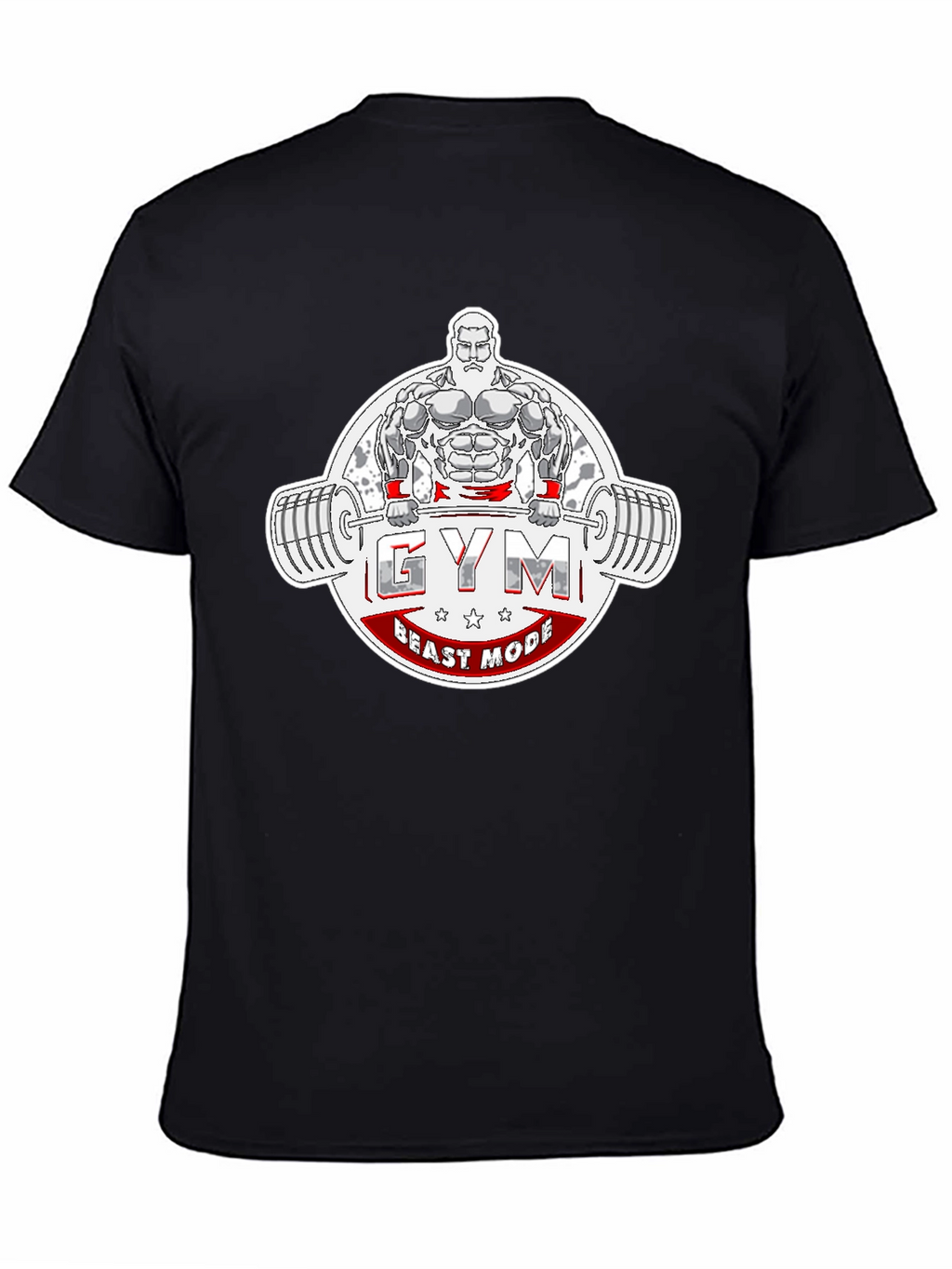 Gym Beast Mode T-Shirt - Black