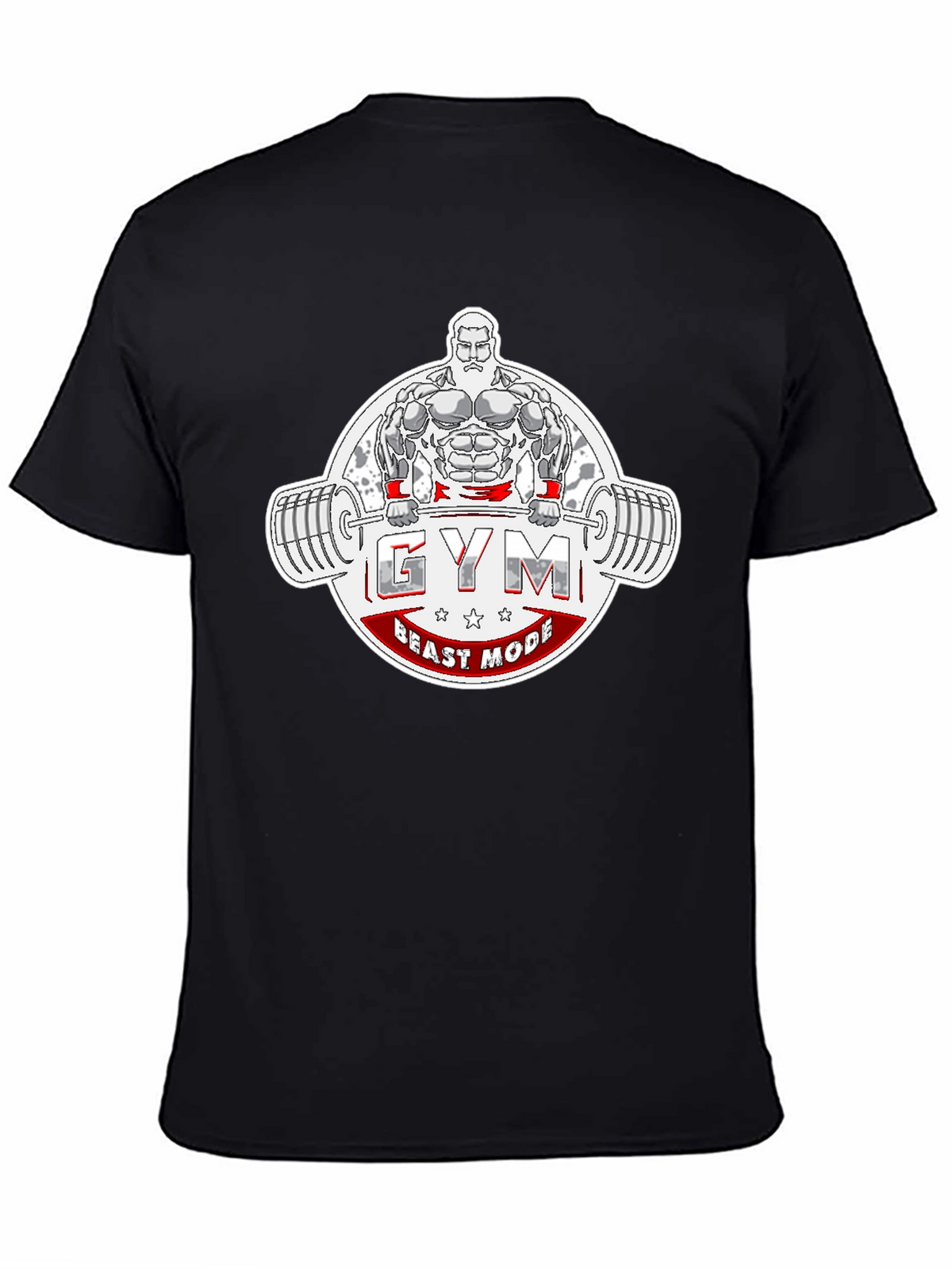 Gym Beast Mode T-Shirt - Black