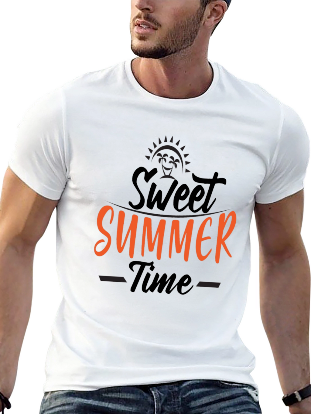 Sweet Summer Time Graphic Tee Shirt