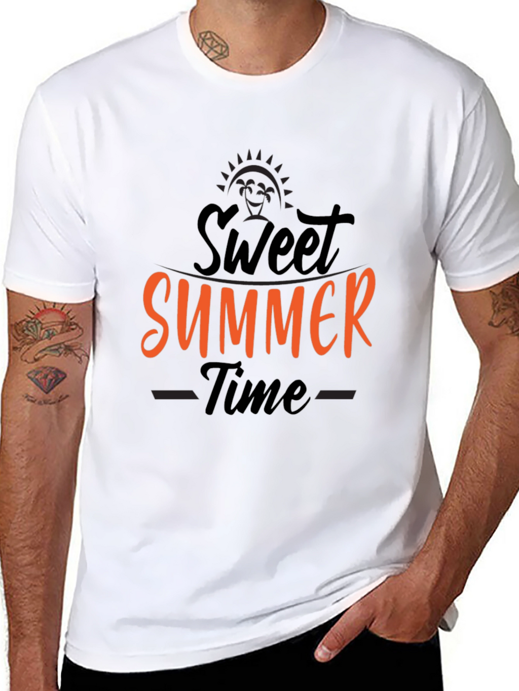 Sweet Summer Time Graphic Tee Shirt