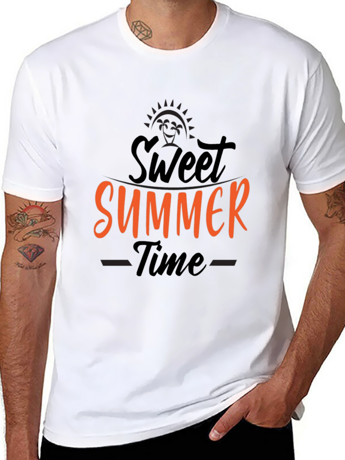Sweet Summer Time Graphic Tee Shirt