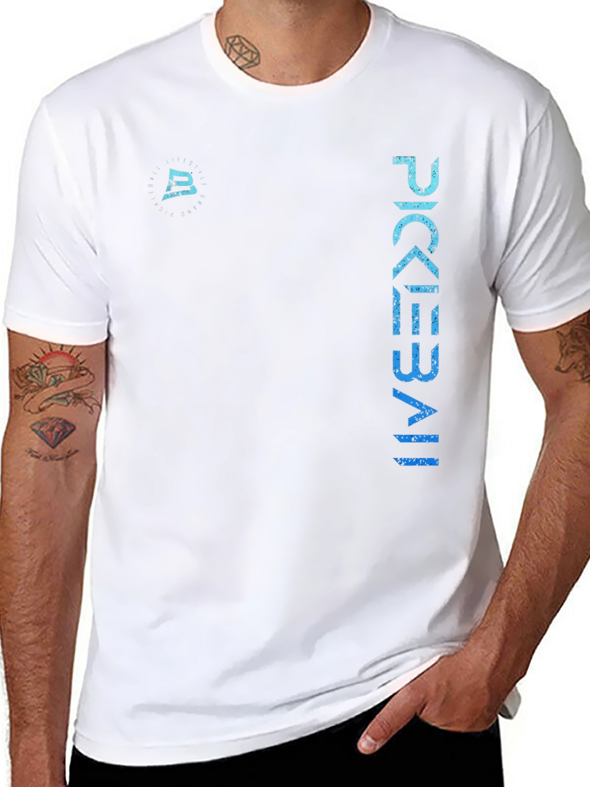 Pickleball T-Shirt - Gradient Print