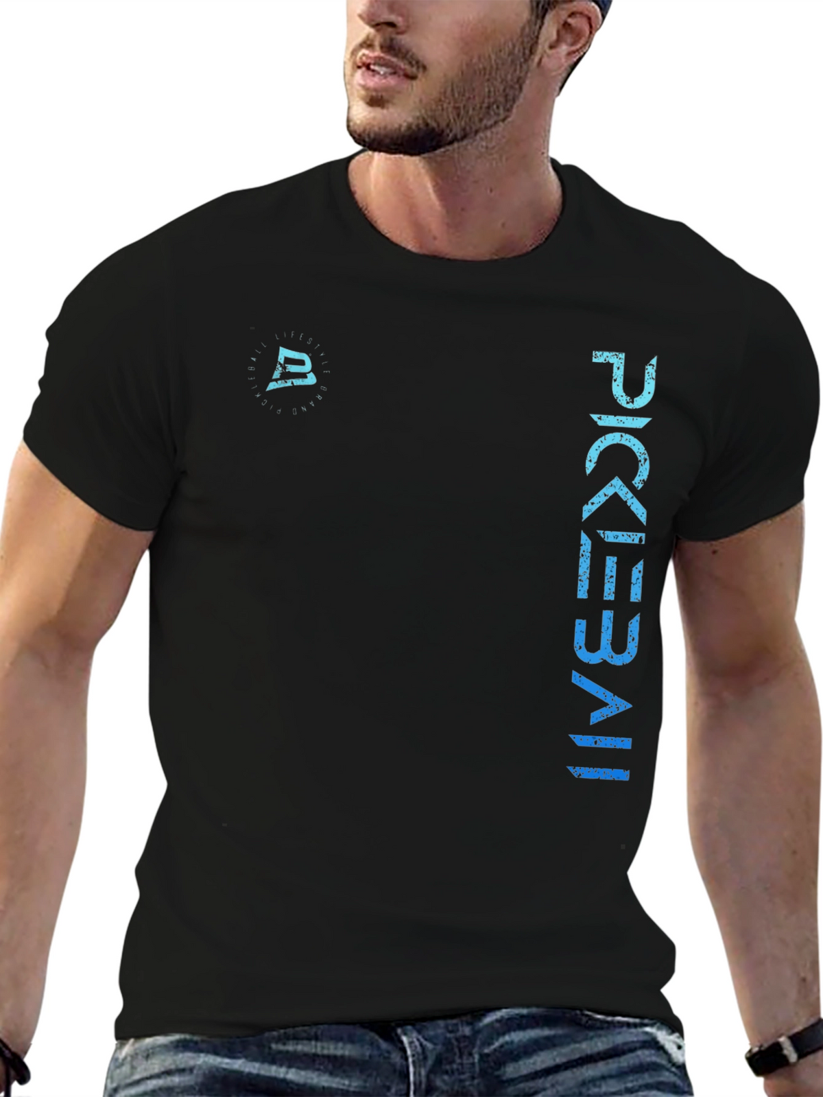 Pickleball T-Shirt - Gradient Print