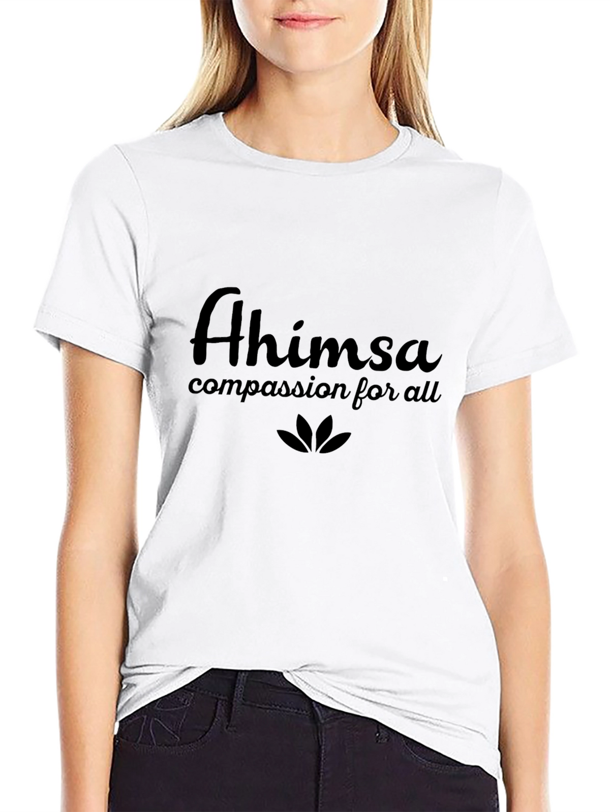 Ahimsa Compassion T-Shirt - Black