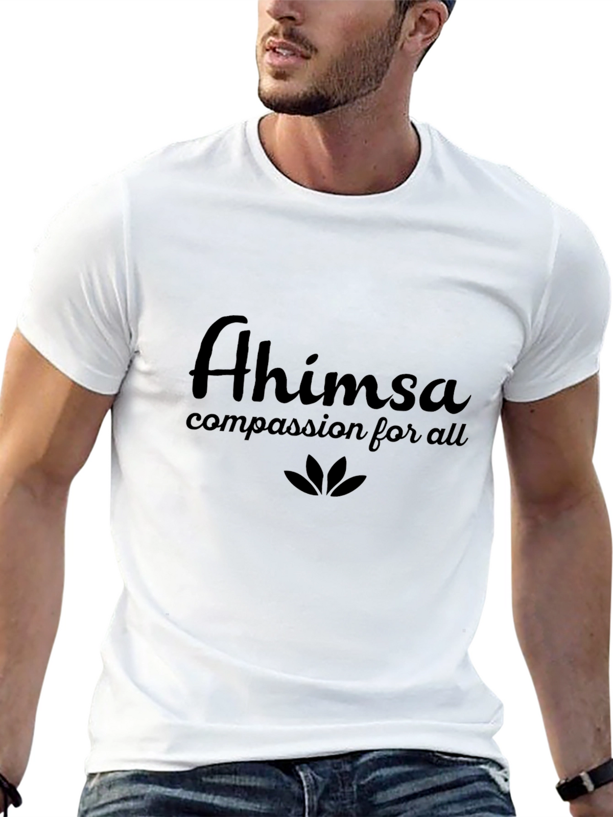 Ahimsa Compassion T-Shirt - Black