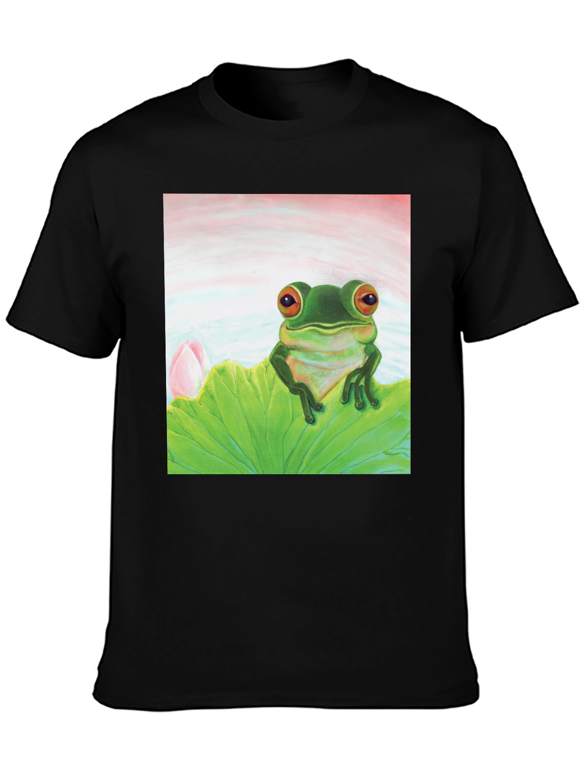 Frog on Lily Pad Graphic Tee - Unisex