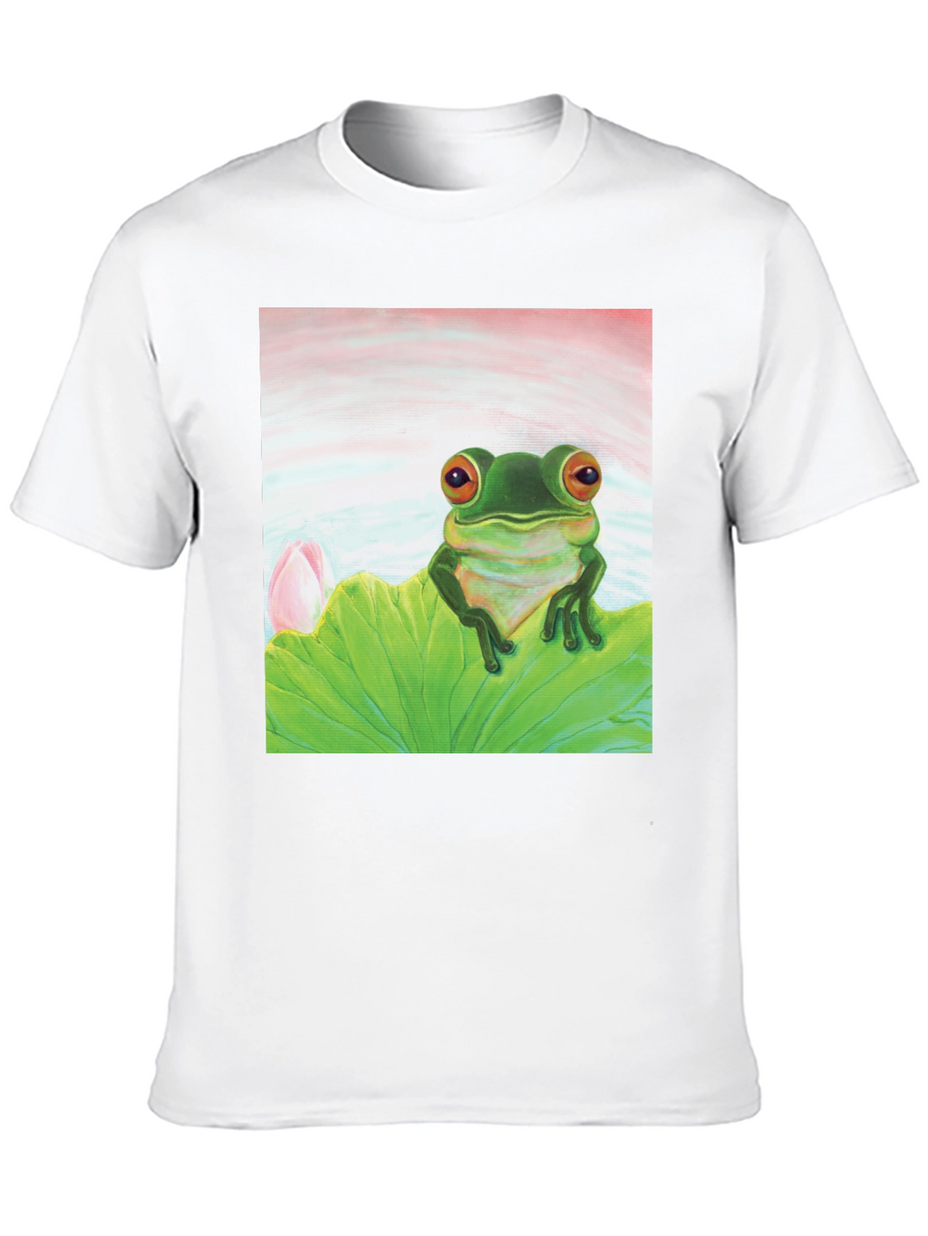 Frog on Lily Pad Graphic Tee - Unisex