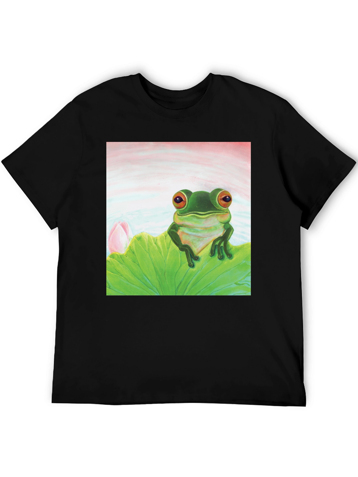 Frog on Lily Pad Graphic Tee - Unisex