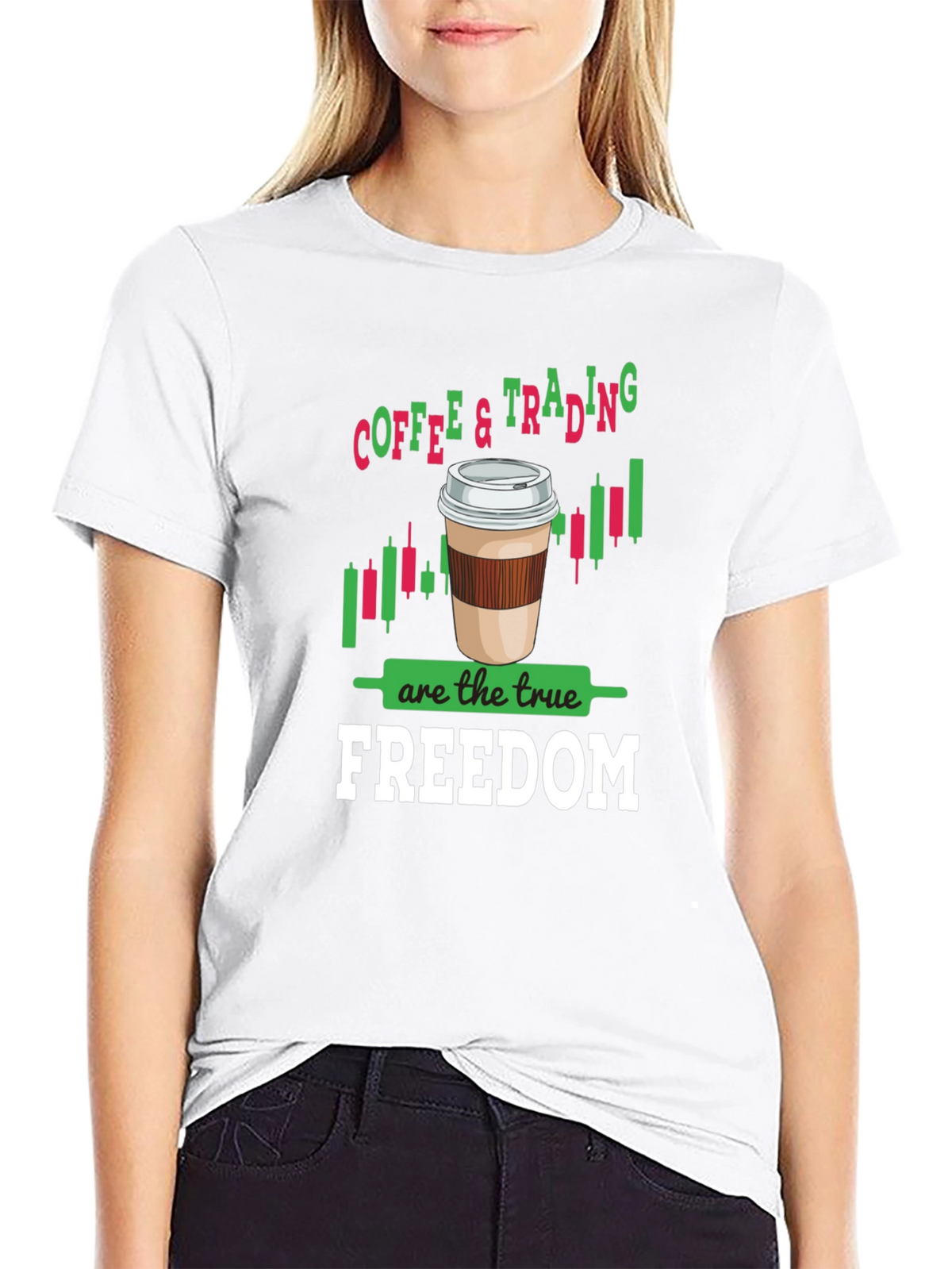 Coffee & Trading Freedom Graphic Tee