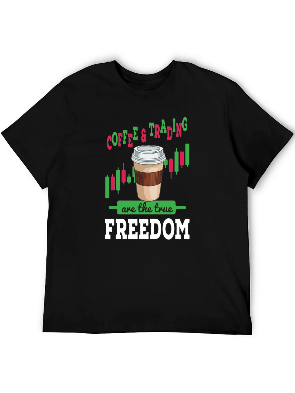 Coffee & Trading Freedom Graphic Tee