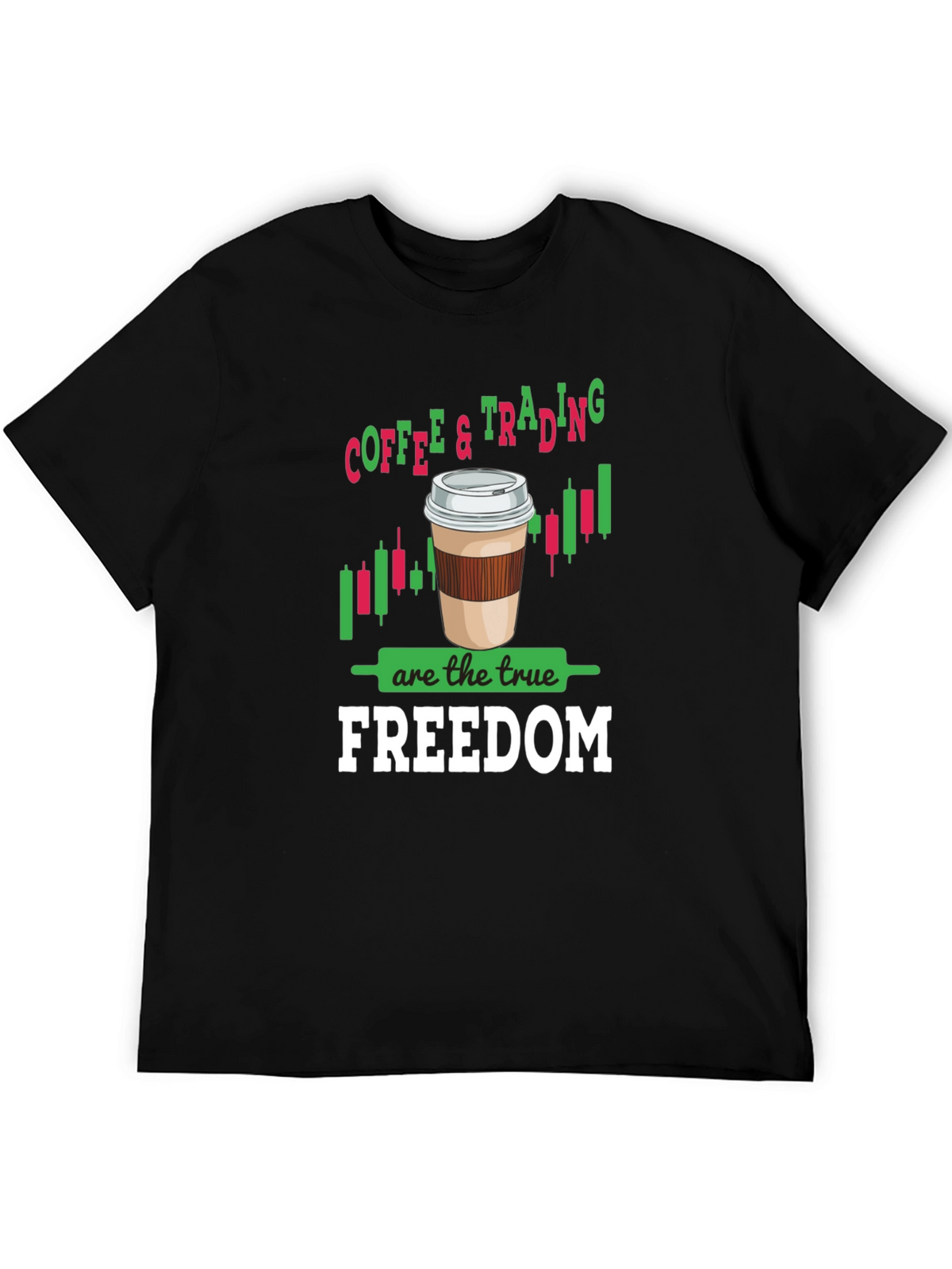 Coffee & Trading Freedom Graphic Tee