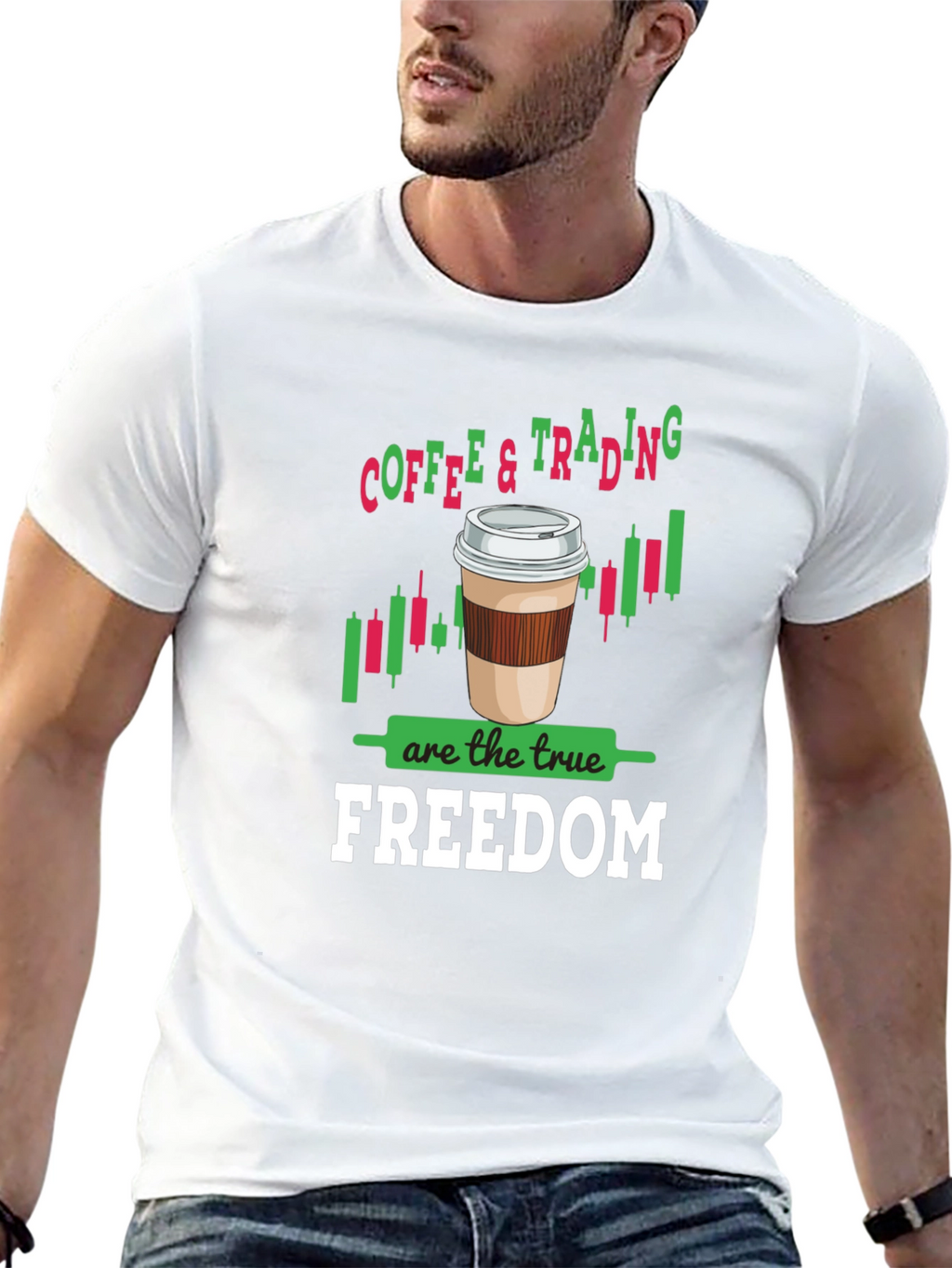Coffee & Trading Freedom Graphic Tee
