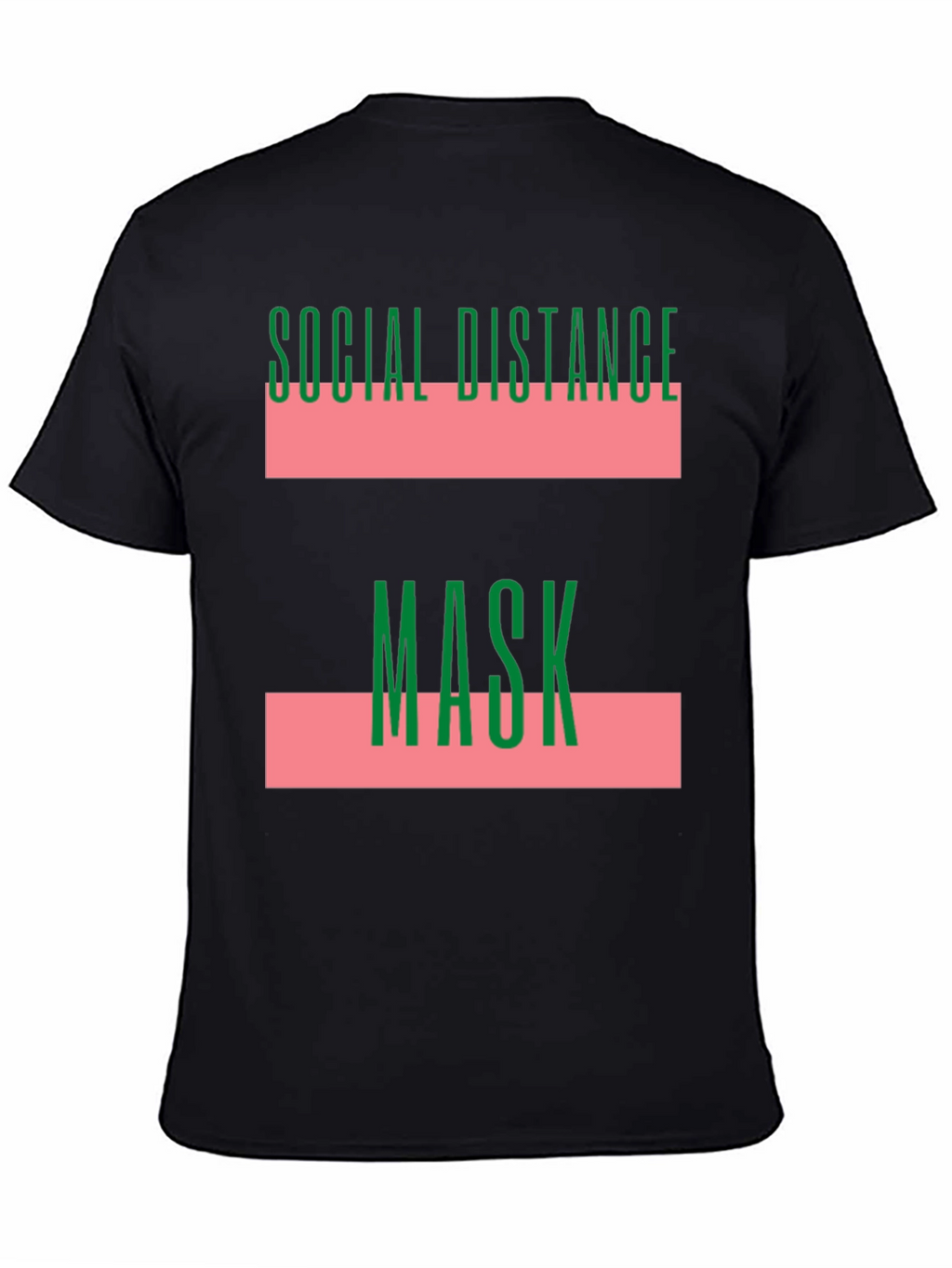 Social Distance Mask Graphic T-Shirt