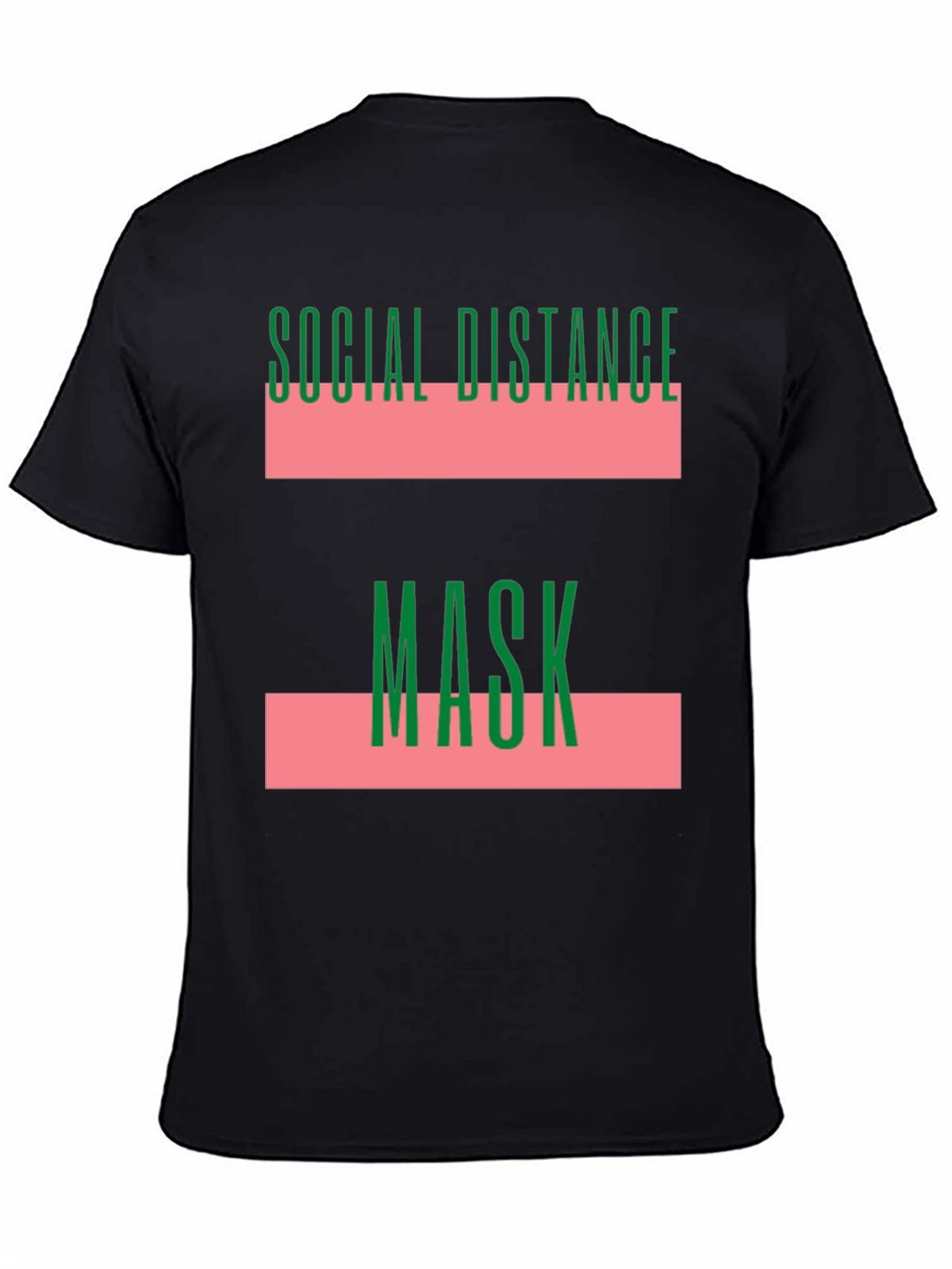 Social Distance Mask Graphic T-Shirt