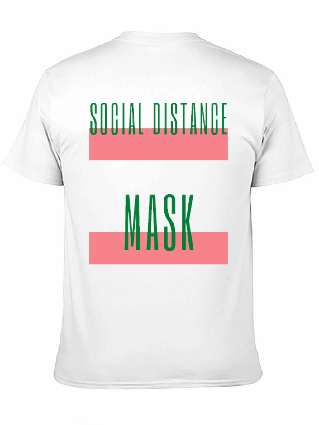 Social Distance Mask Graphic T-Shirt