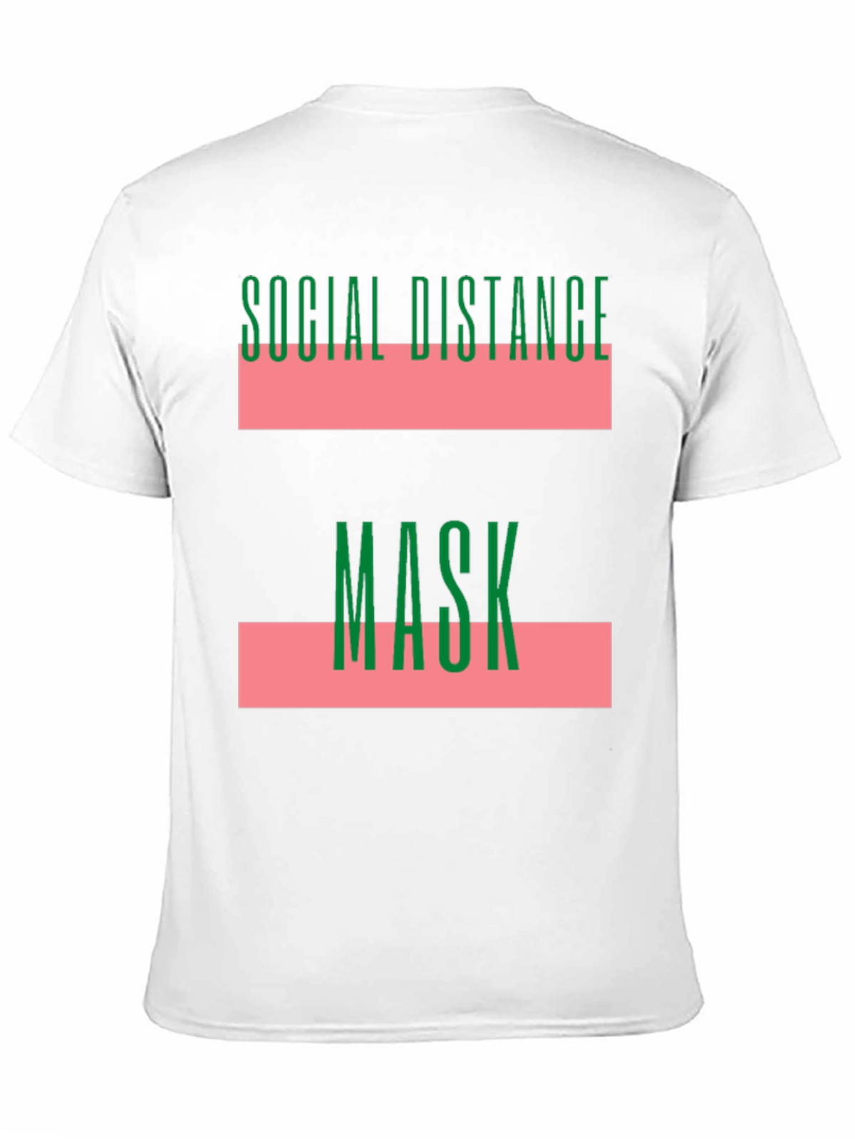 Social Distance Mask Graphic T-Shirt