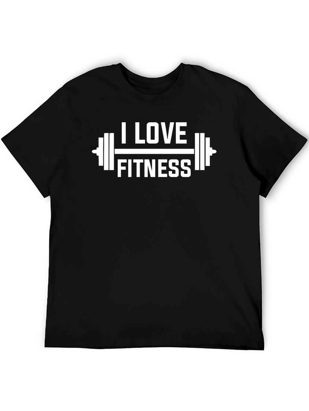 I Love Fitness Graphic T-Shirt - Workout Tee