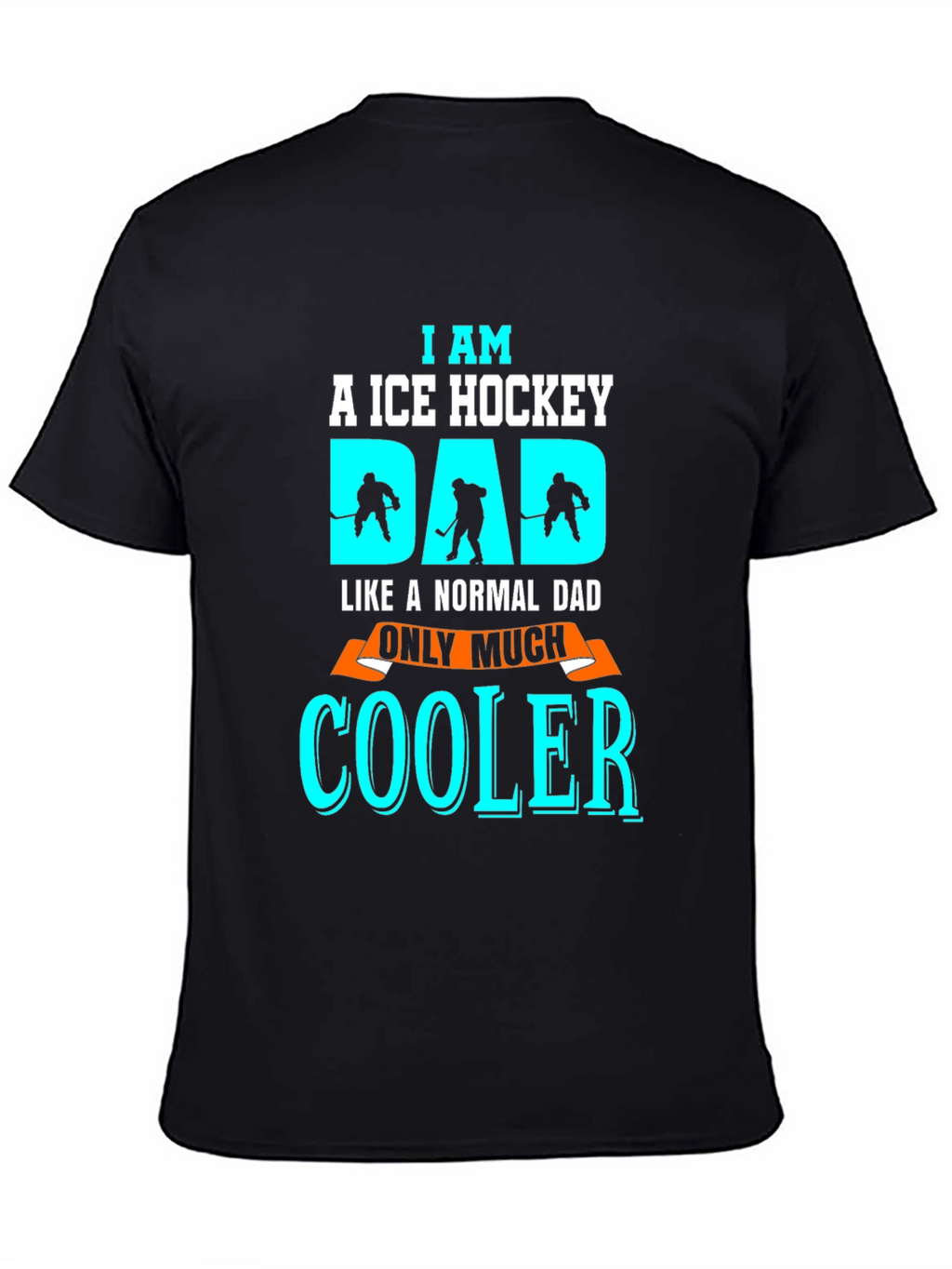 Ice Hockey Dad T-Shirt - Cool Fathers Day Tee