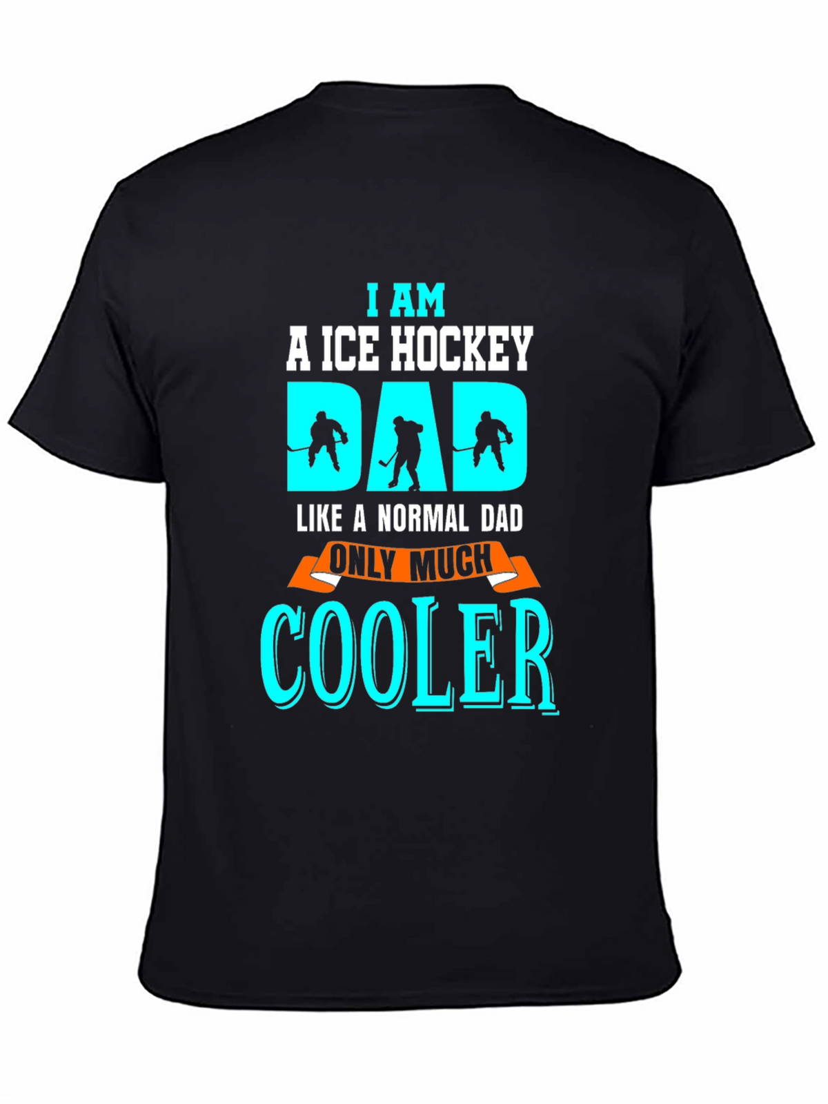 Ice Hockey Dad T-Shirt - Cool Fathers Day Tee