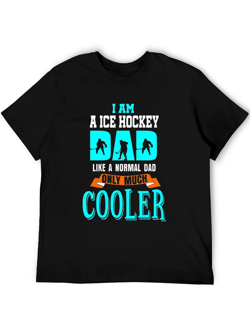 Ice Hockey Dad T-Shirt - Cool Fathers Day Tee