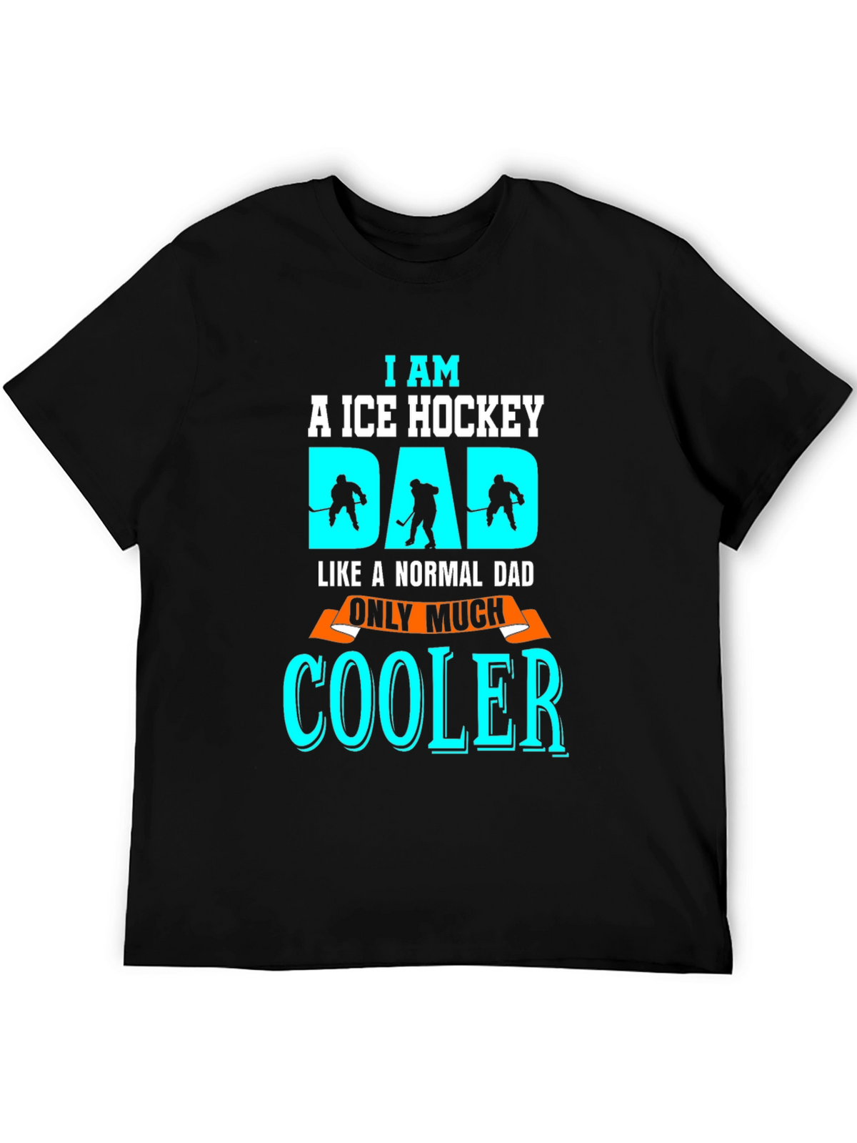 Ice Hockey Dad T-Shirt - Cool Fathers Day Tee