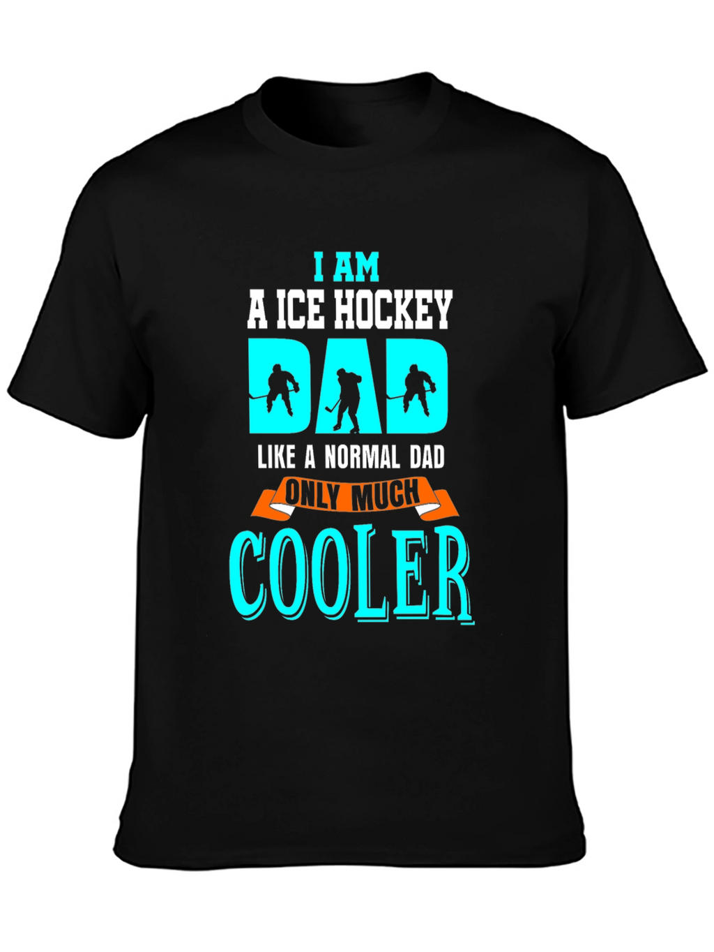 Ice Hockey Dad T-Shirt - Cool Fathers Day Tee