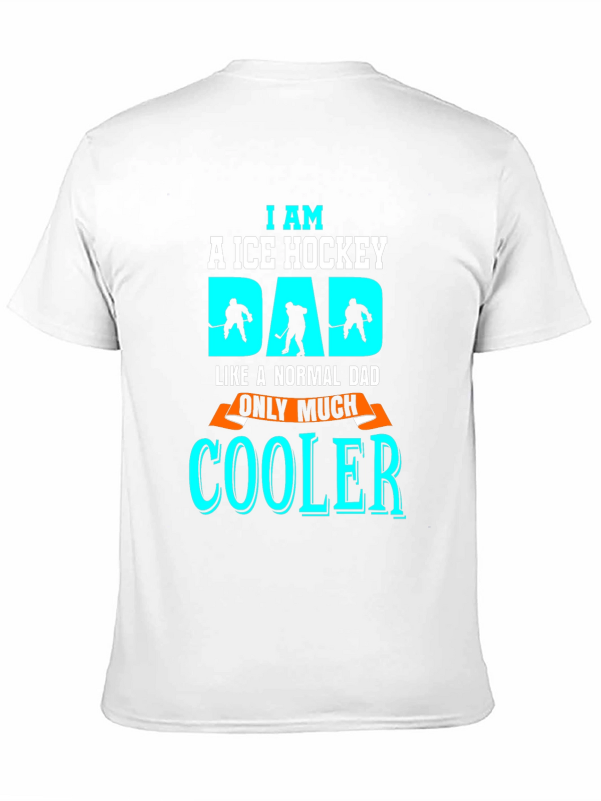 Ice Hockey Dad T-Shirt - Cool Fathers Day Tee