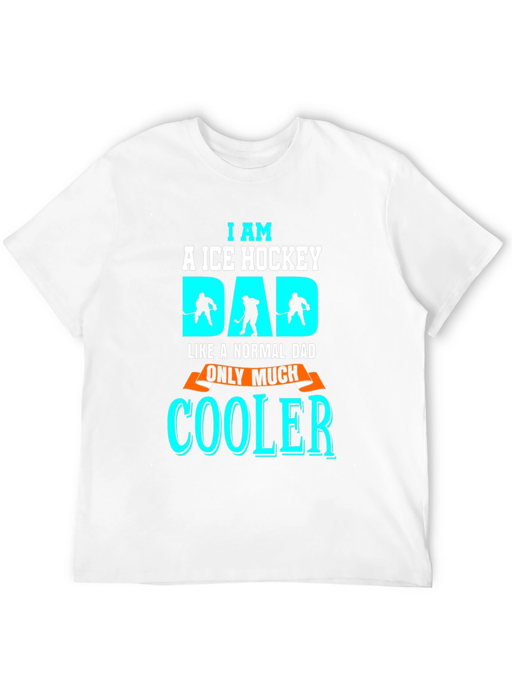 Ice Hockey Dad T-Shirt - Cool Fathers Day Tee