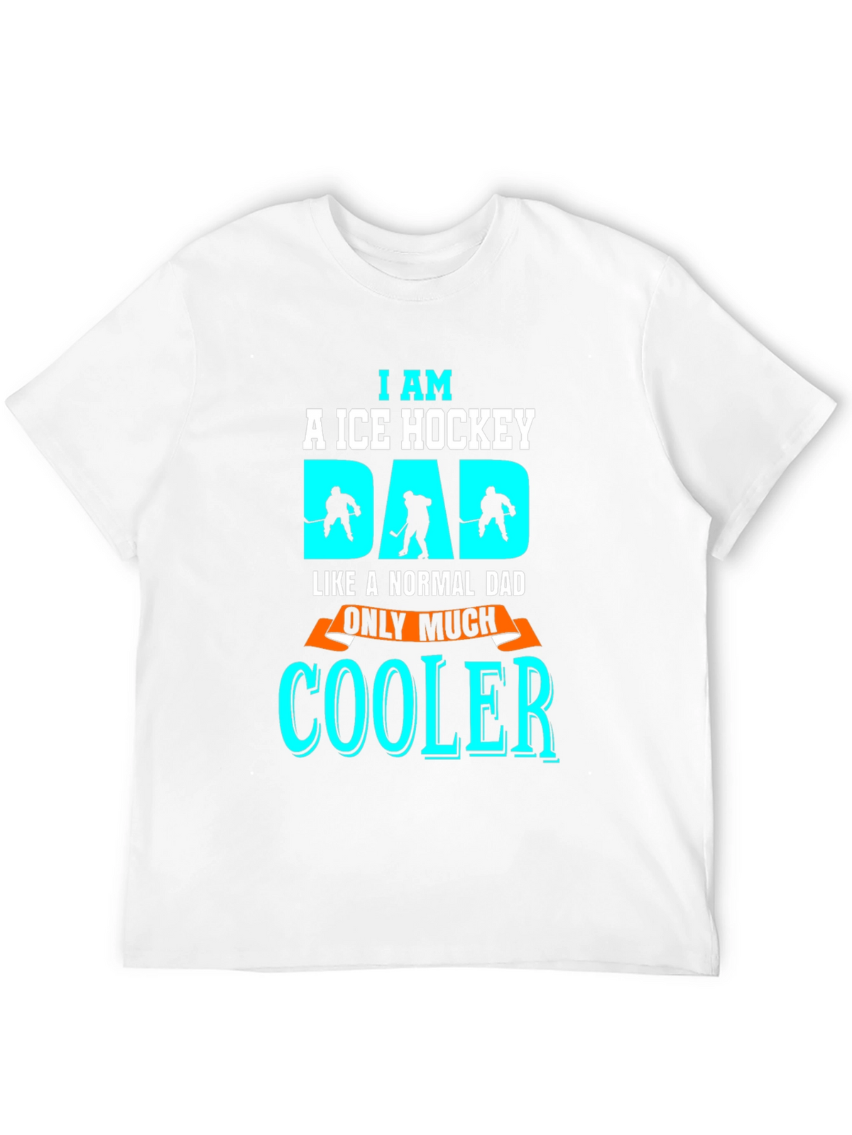 Ice Hockey Dad T-Shirt - Cool Fathers Day Tee