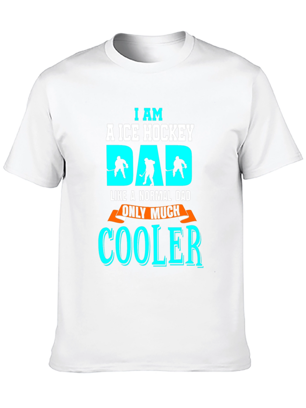Ice Hockey Dad T-Shirt - Cool Fathers Day Tee
