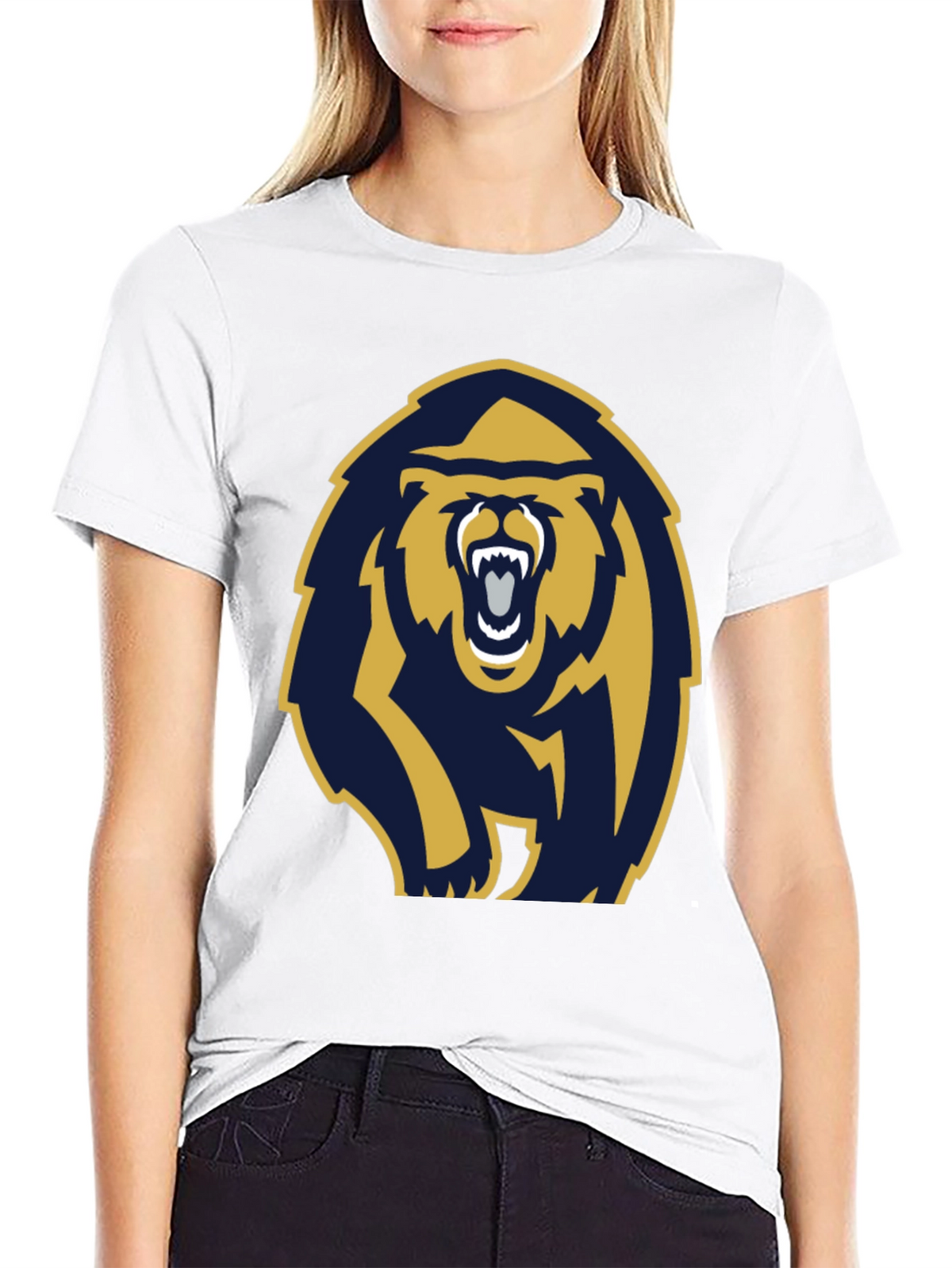 Bold Bear Graphic T-Shirt - Black