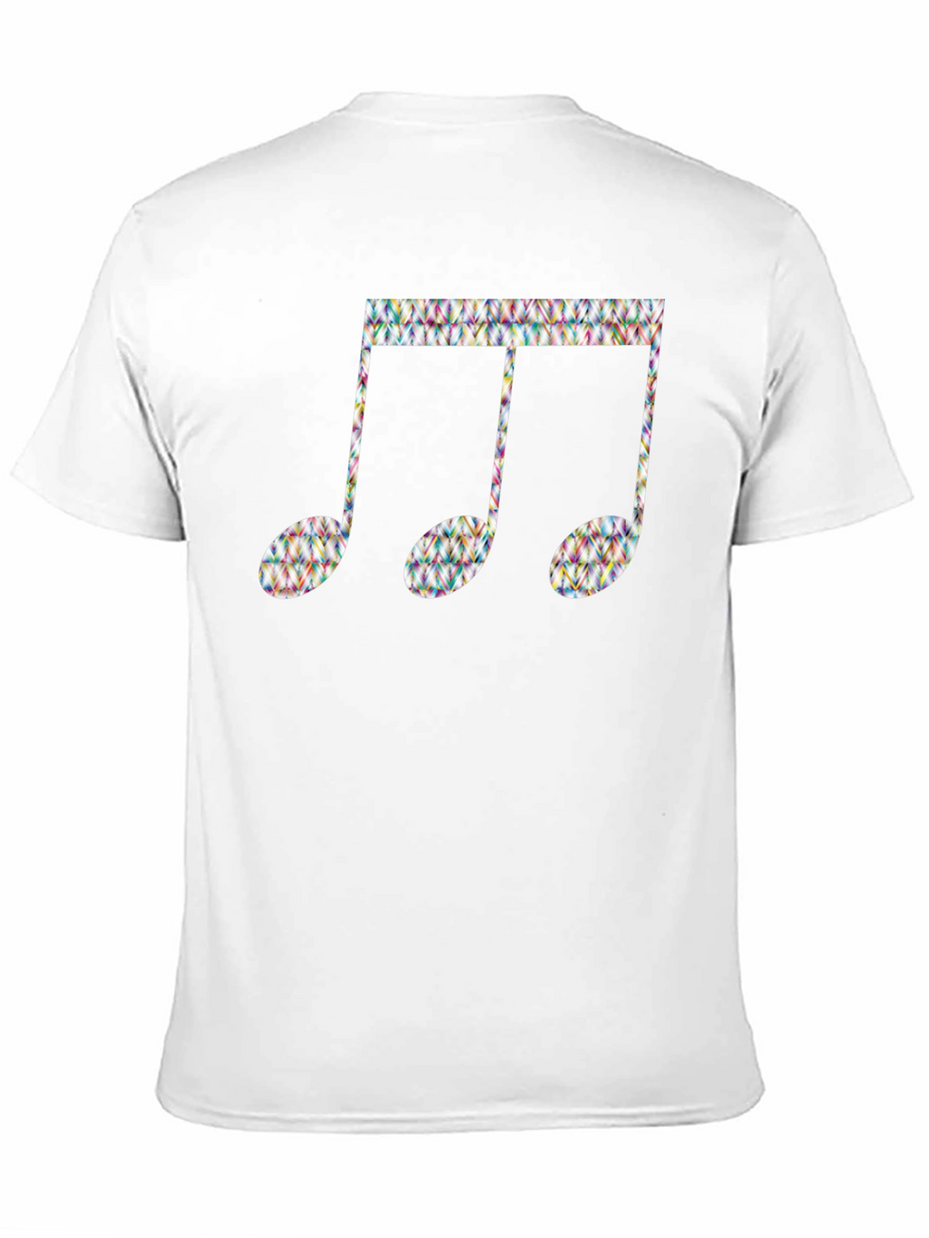 Music Note Graphic Black T-Shirt