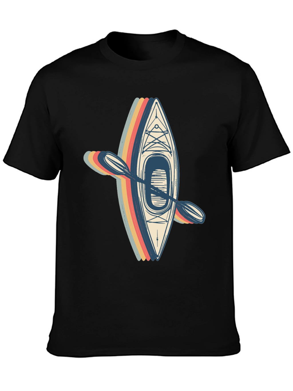 Retro Kayak T-Shirt - Adventure Ready!