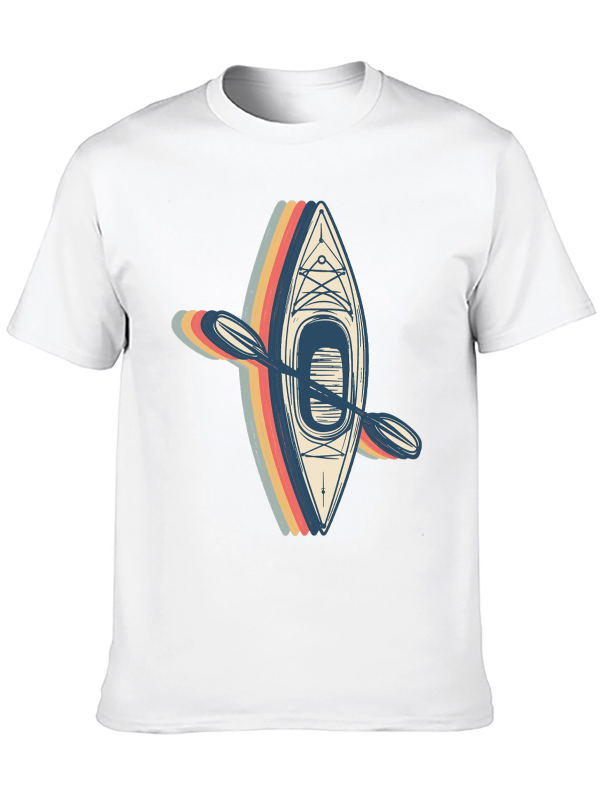 Retro Kayak T-Shirt - Adventure Ready!