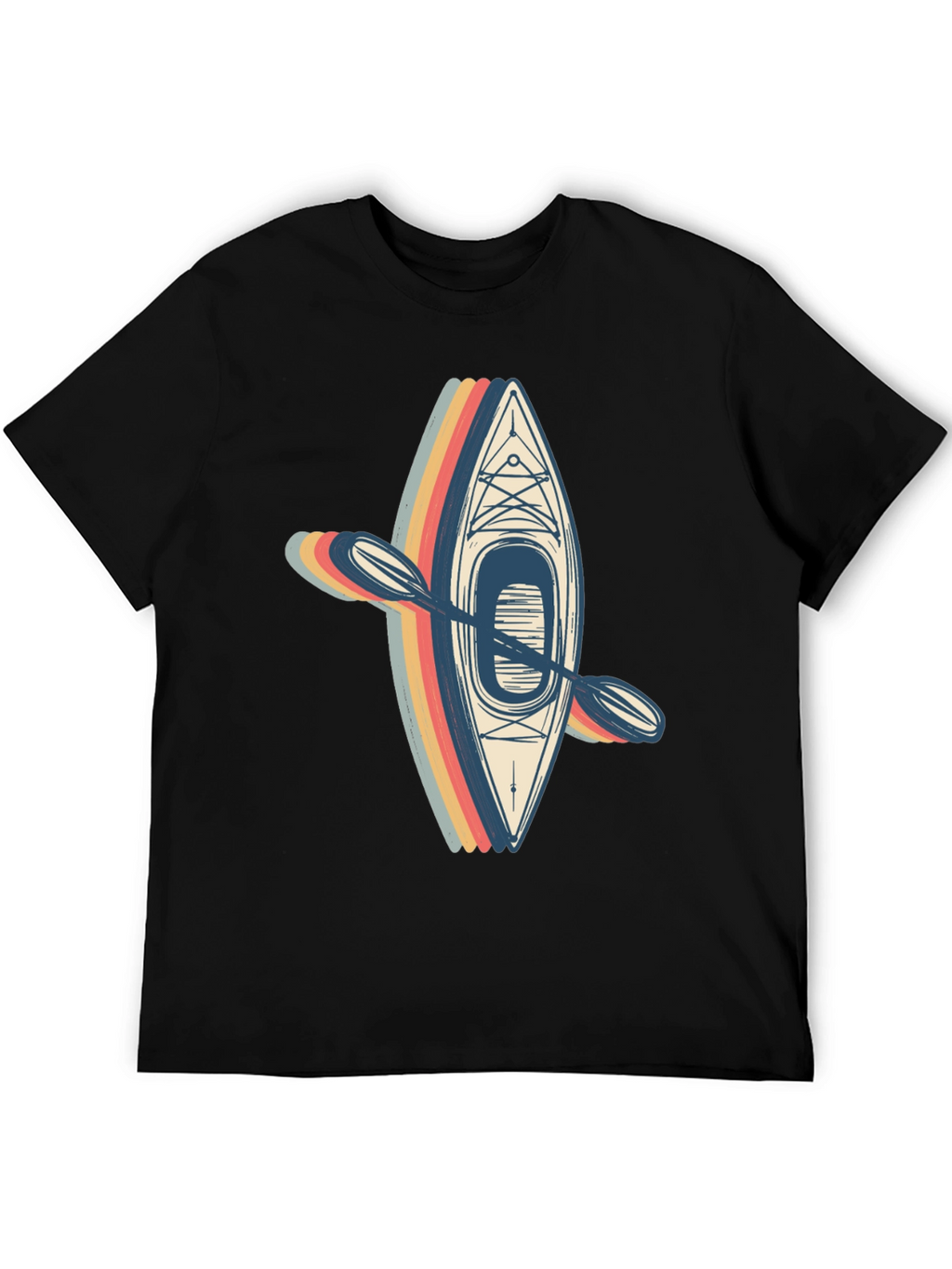 Retro Kayak T-Shirt - Adventure Ready!